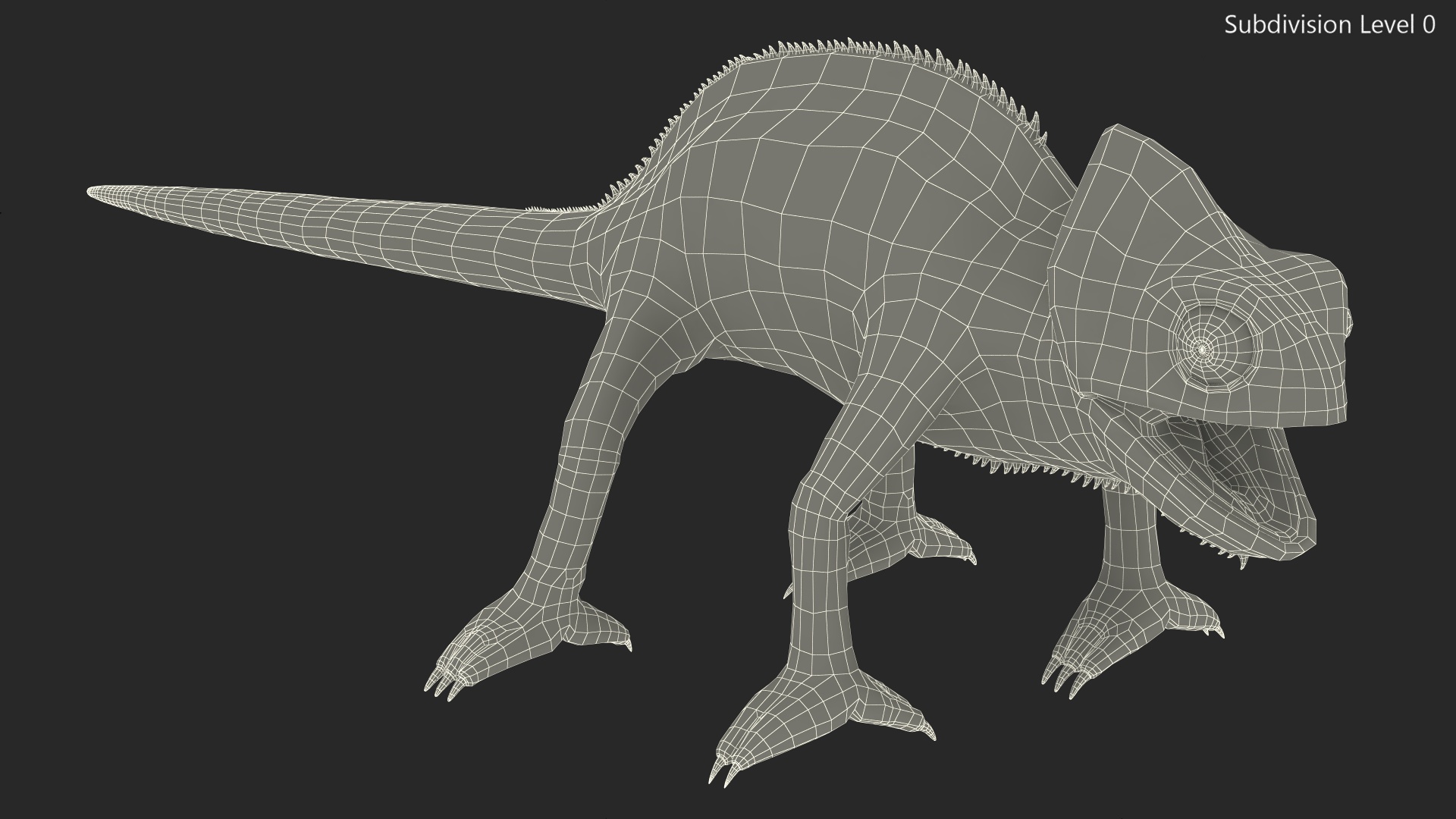 3D Panther Chameleon Rigged for Cinema 4D model