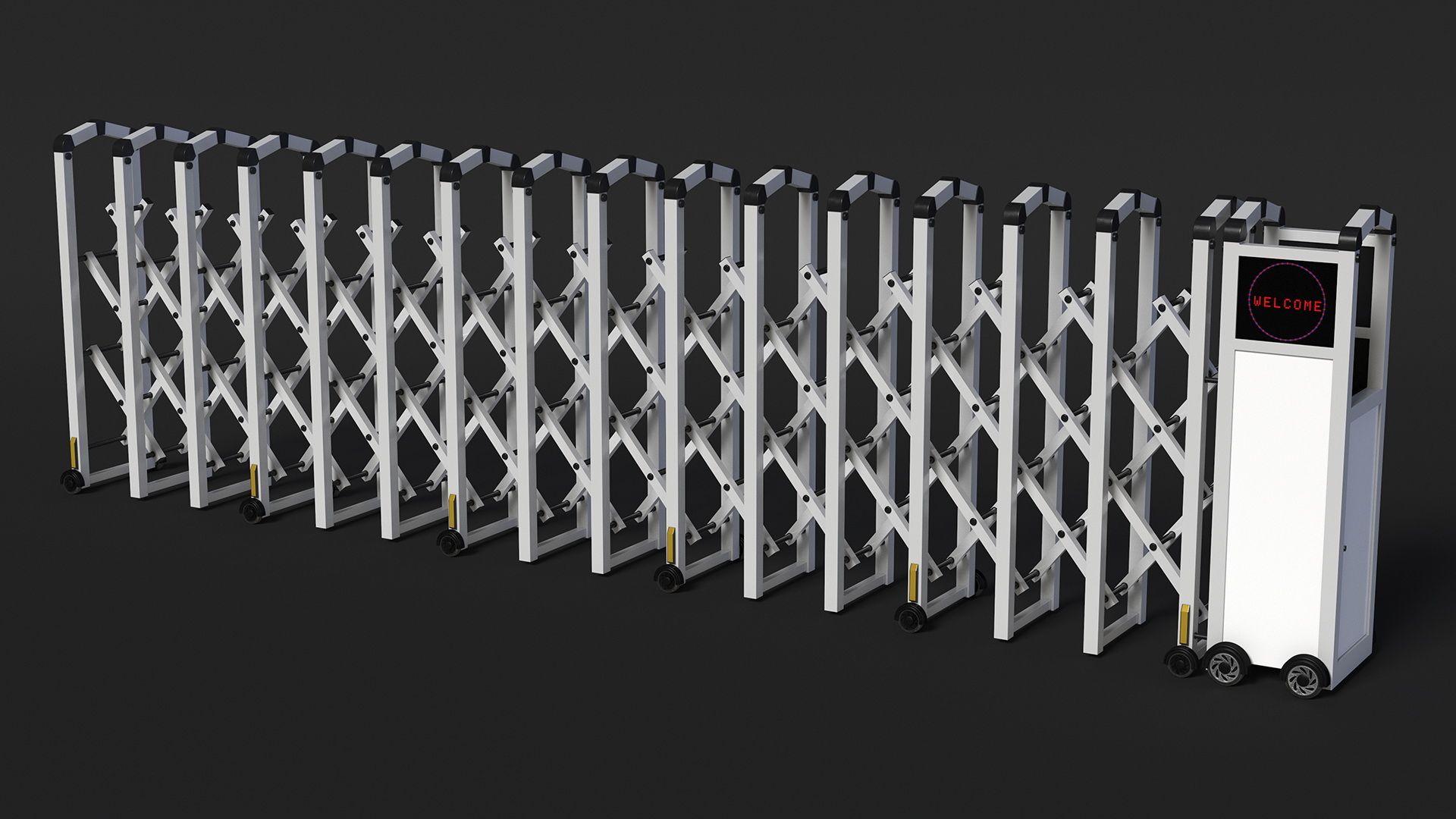 3D model Trackless Automatic Expandable Gate