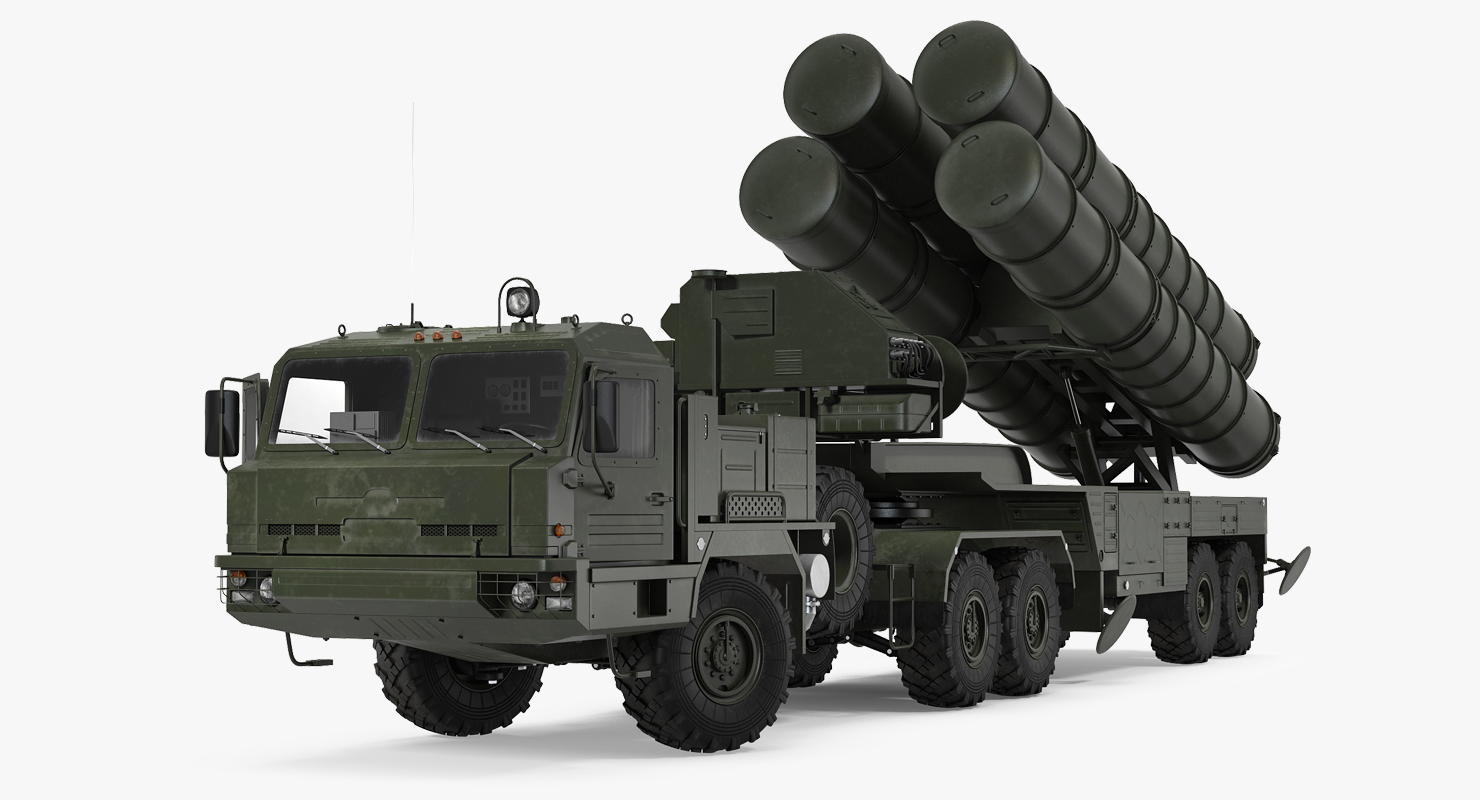 S 400 Triumf Launch Vehicle Rigged 3D model