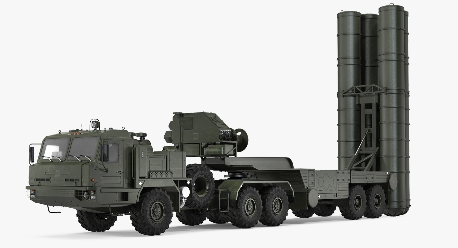 S 400 Triumf Launch Vehicle Rigged 3D model