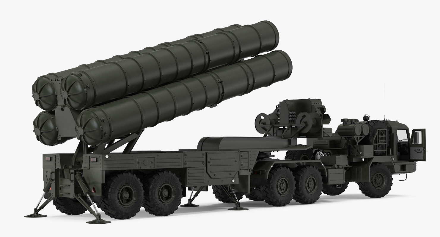 S 400 Triumf Launch Vehicle Rigged 3D model