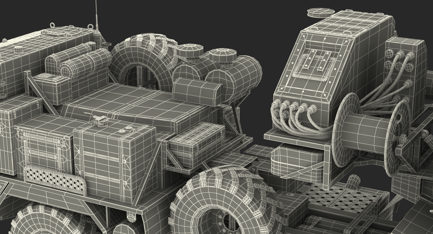 S 400 Triumf Launch Vehicle Rigged 3D model