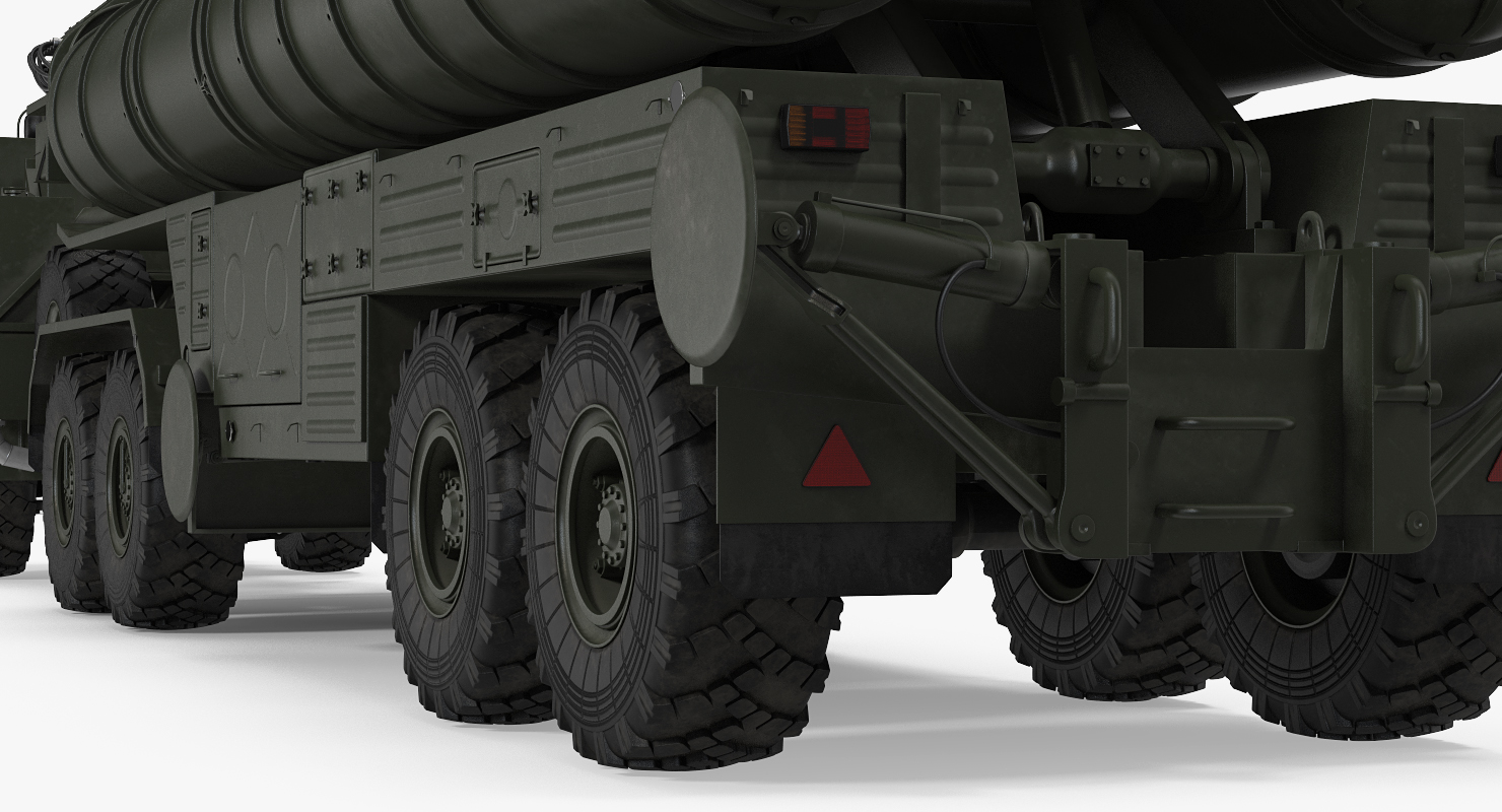 S 400 Triumf Launch Vehicle Rigged 3D model