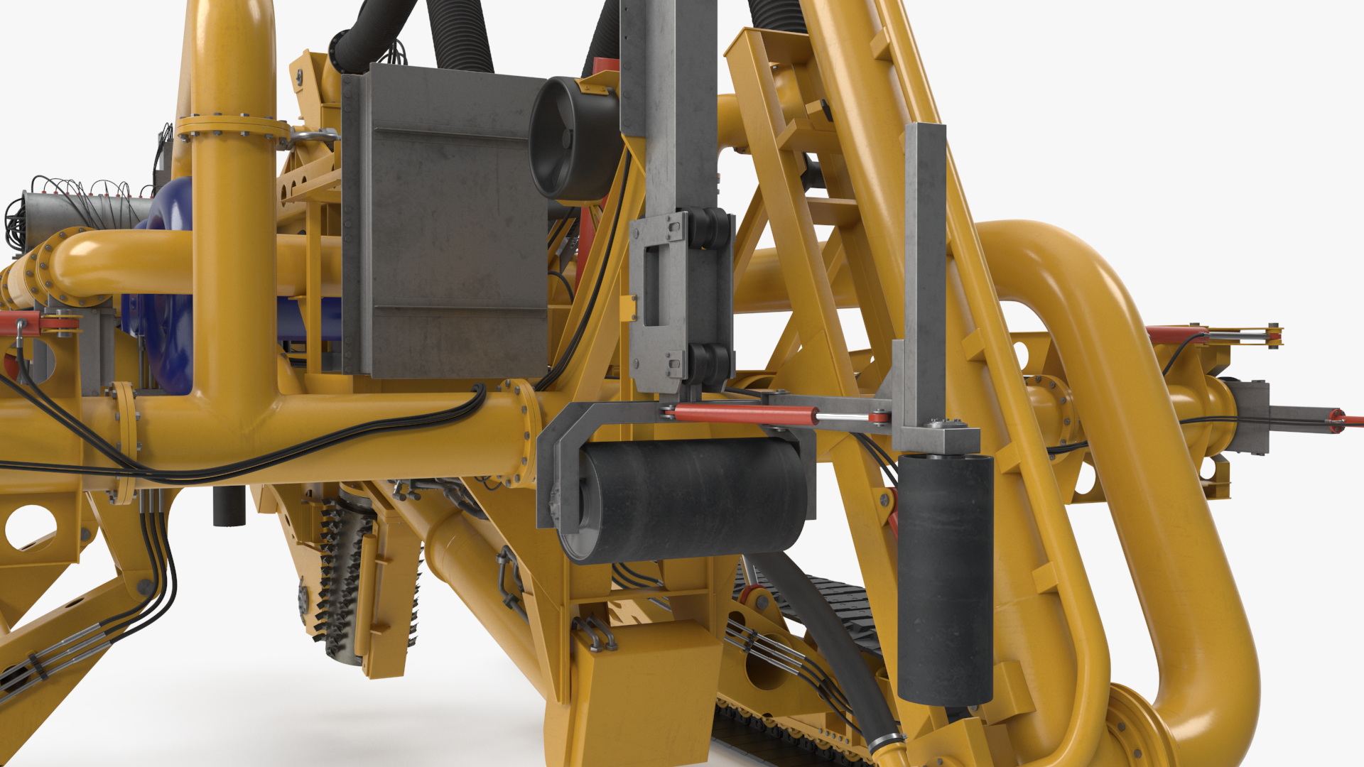 3D Arthropod 600 Subsea Pipeline Trencher model