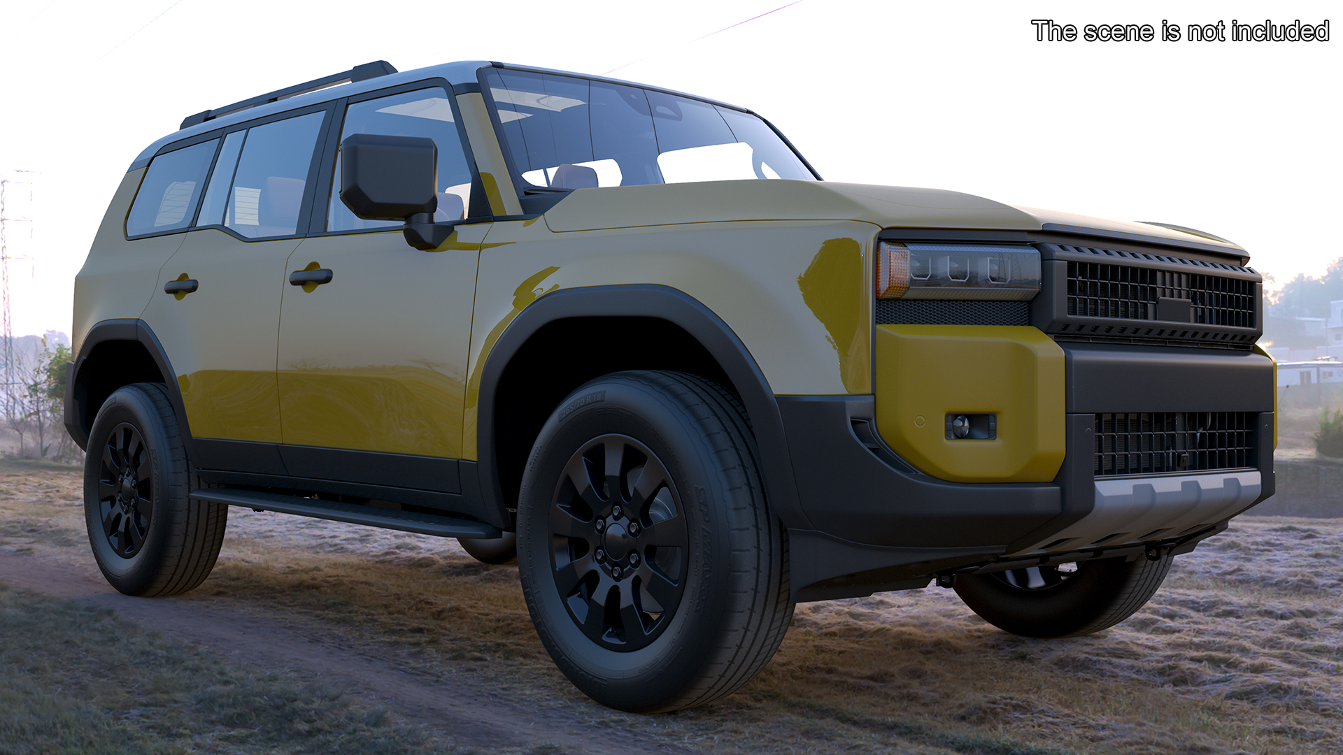 3D model Generic Off-Road SUV Vehicle Rigged