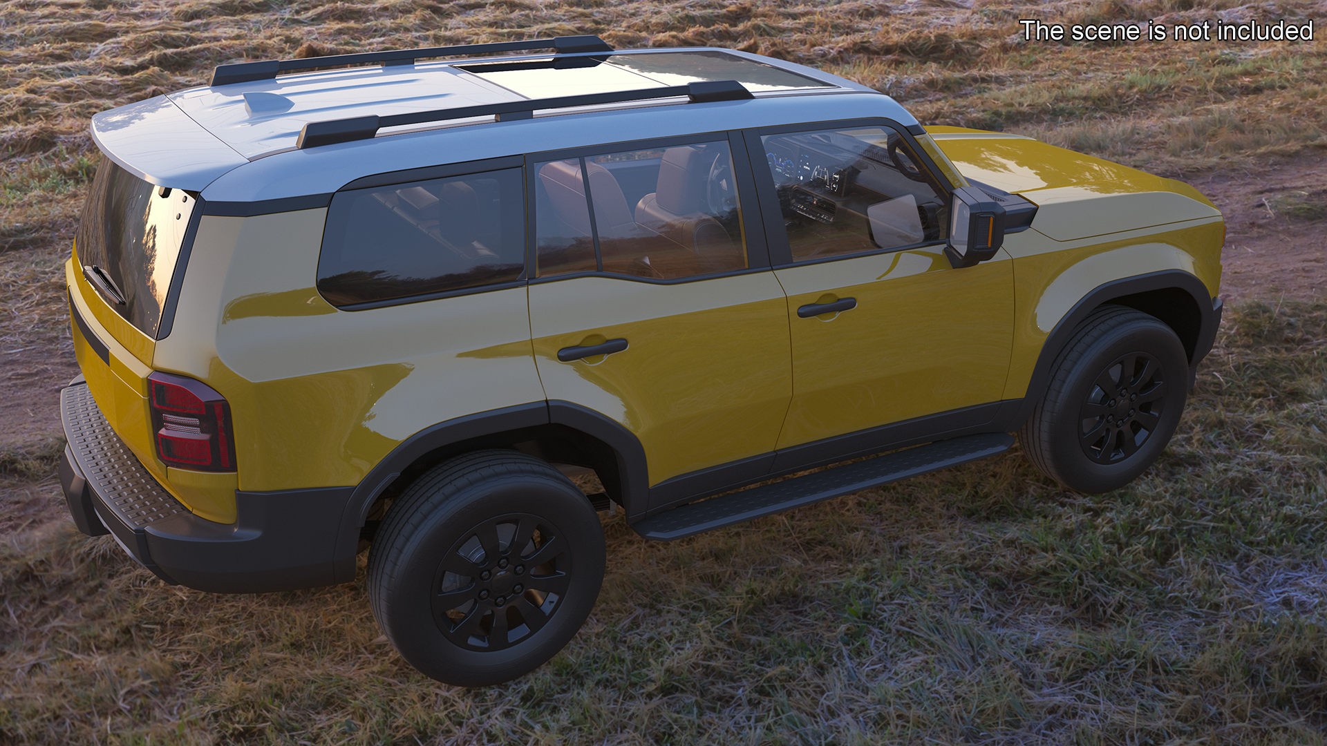 3D model Generic Off-Road SUV Vehicle Rigged