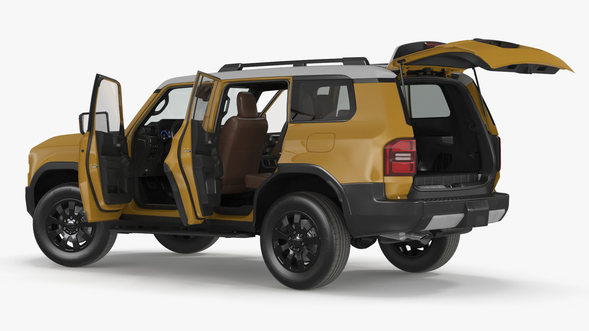 3D model Generic Off-Road SUV Vehicle Rigged