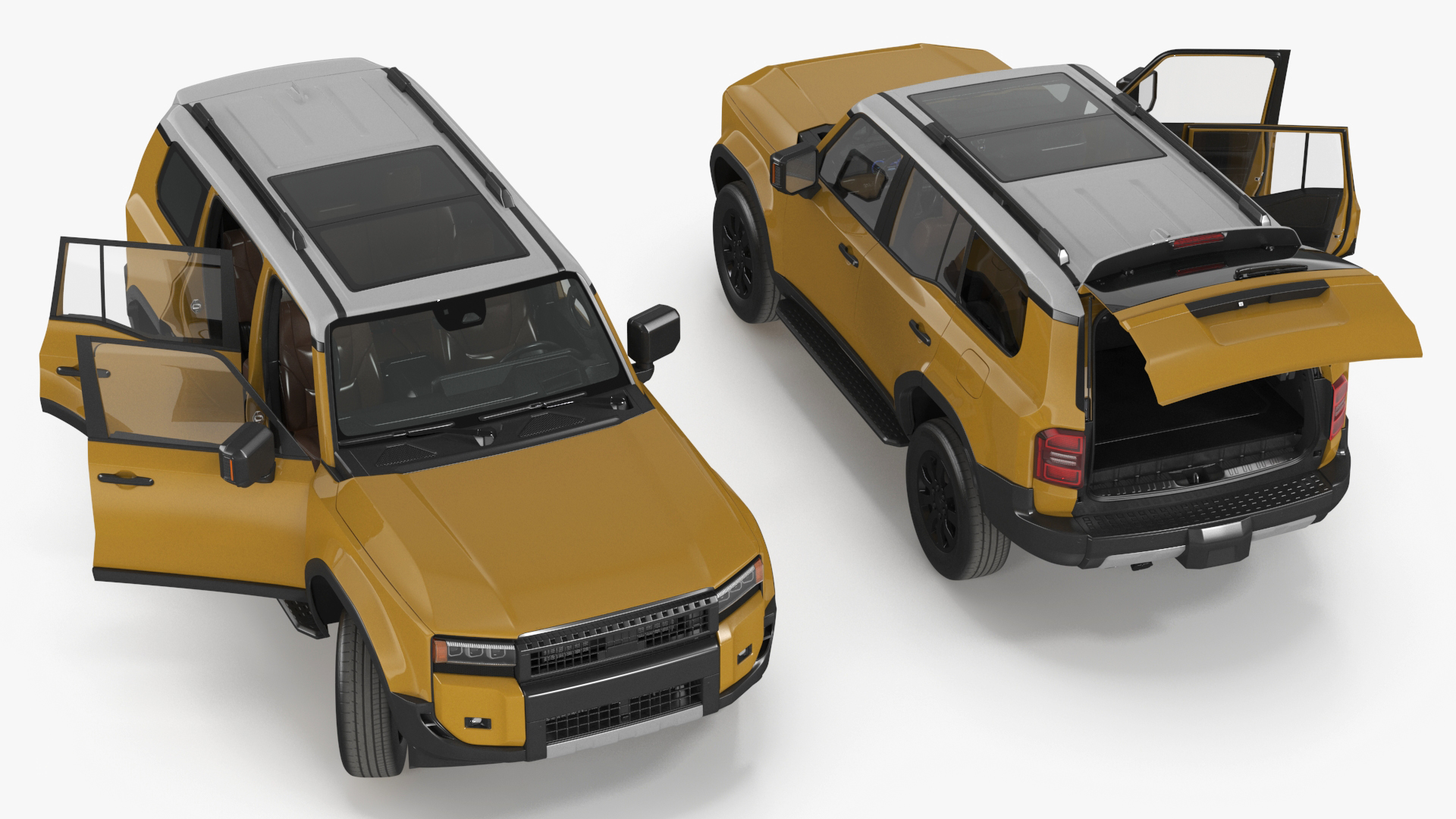 3D model Generic Off-Road SUV Vehicle Rigged