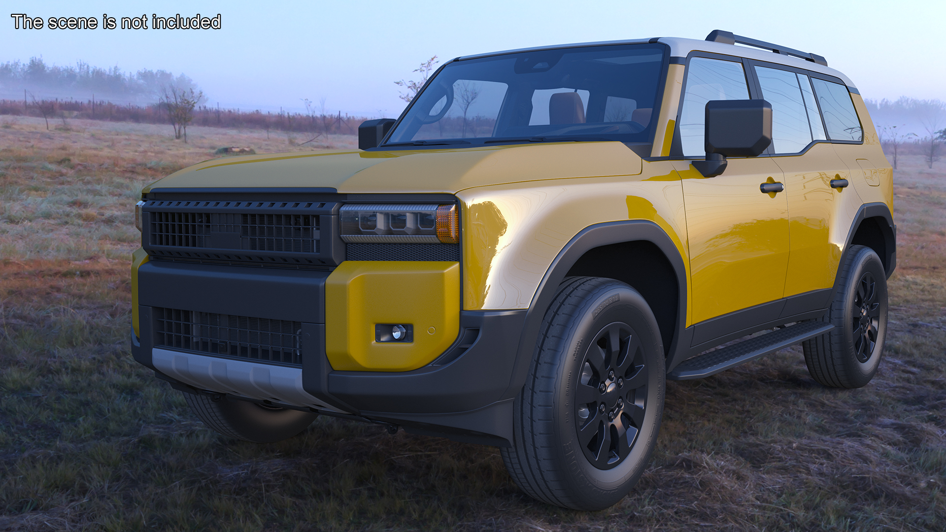 3D model Generic Off-Road SUV Vehicle Rigged