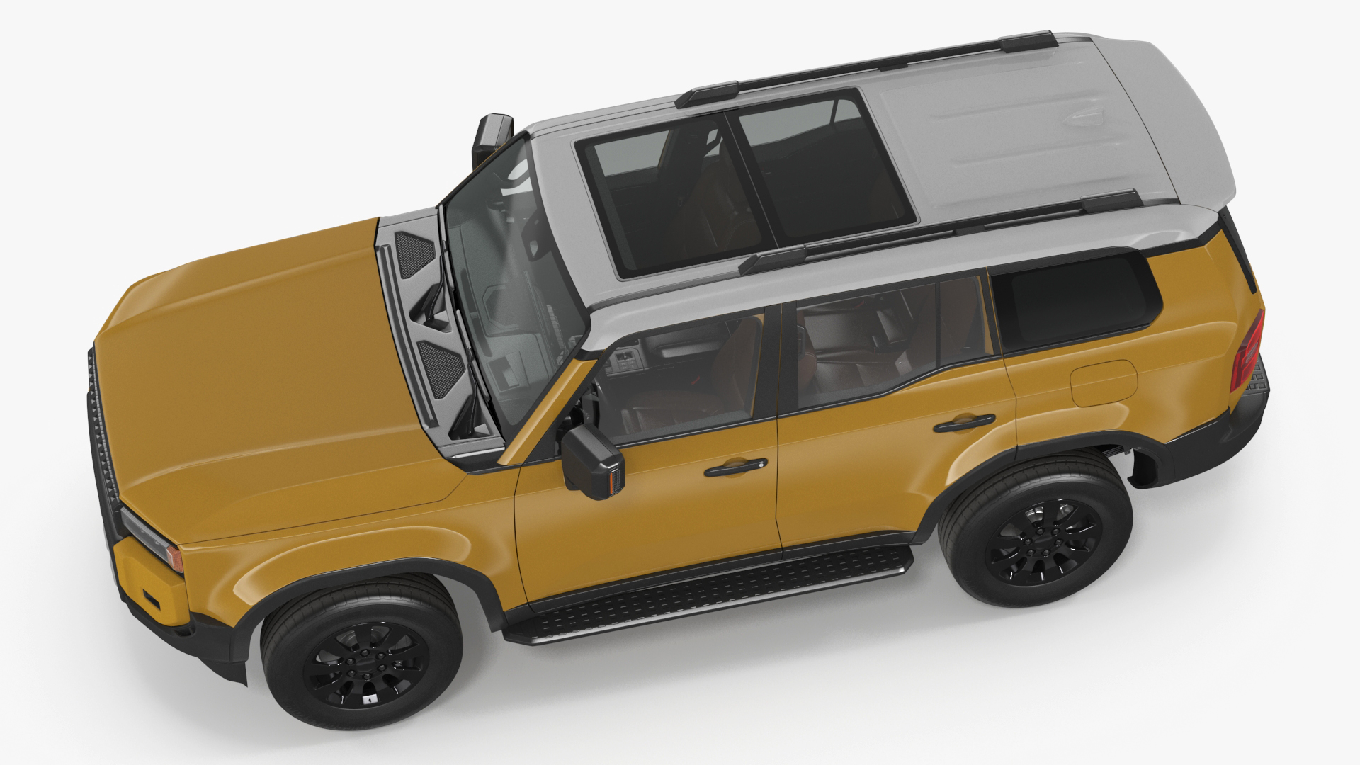 Generic Off-Road SUV Vehicle Rigged for Cinema 4D 3D model