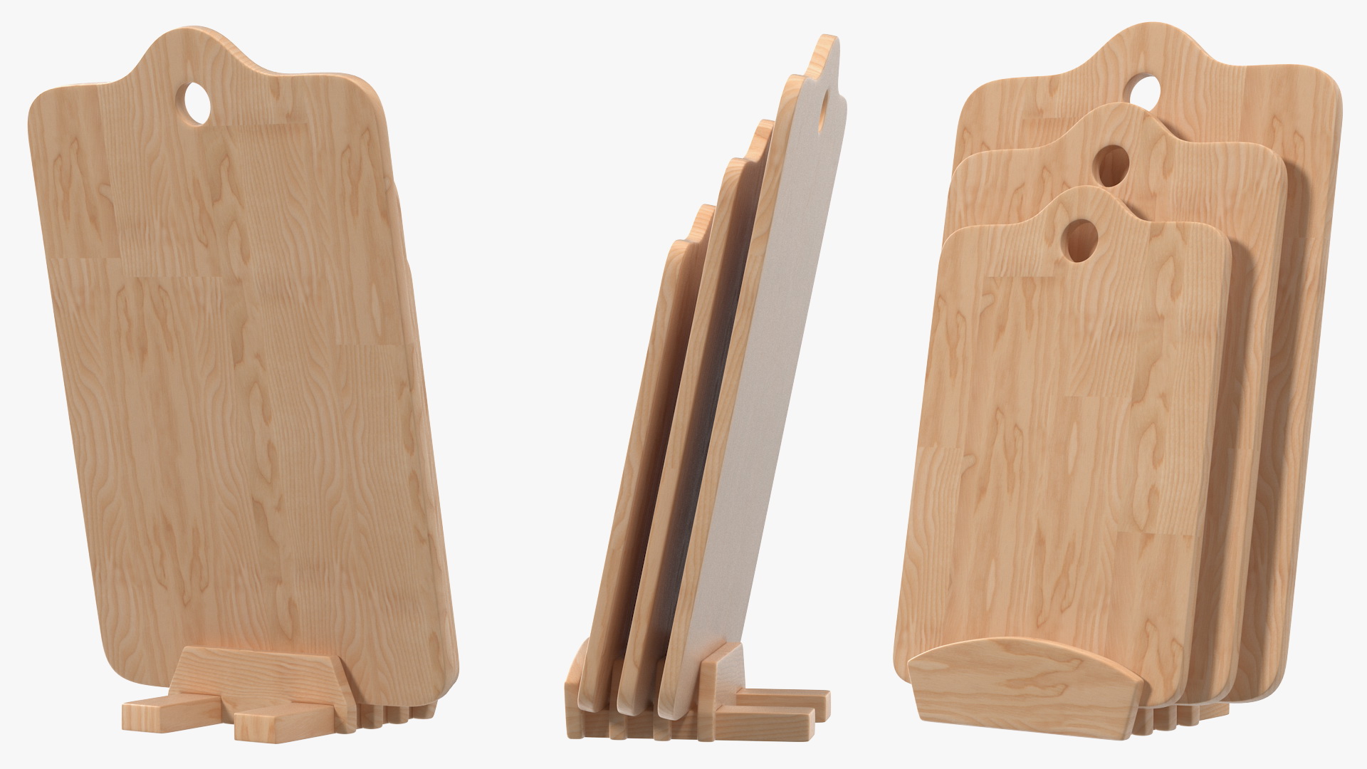 Chopping Boards Set 3D model