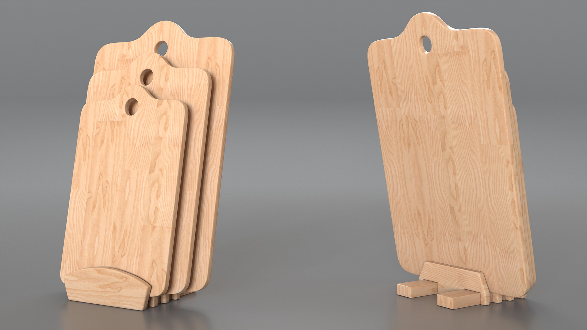 Chopping Boards Set 3D model