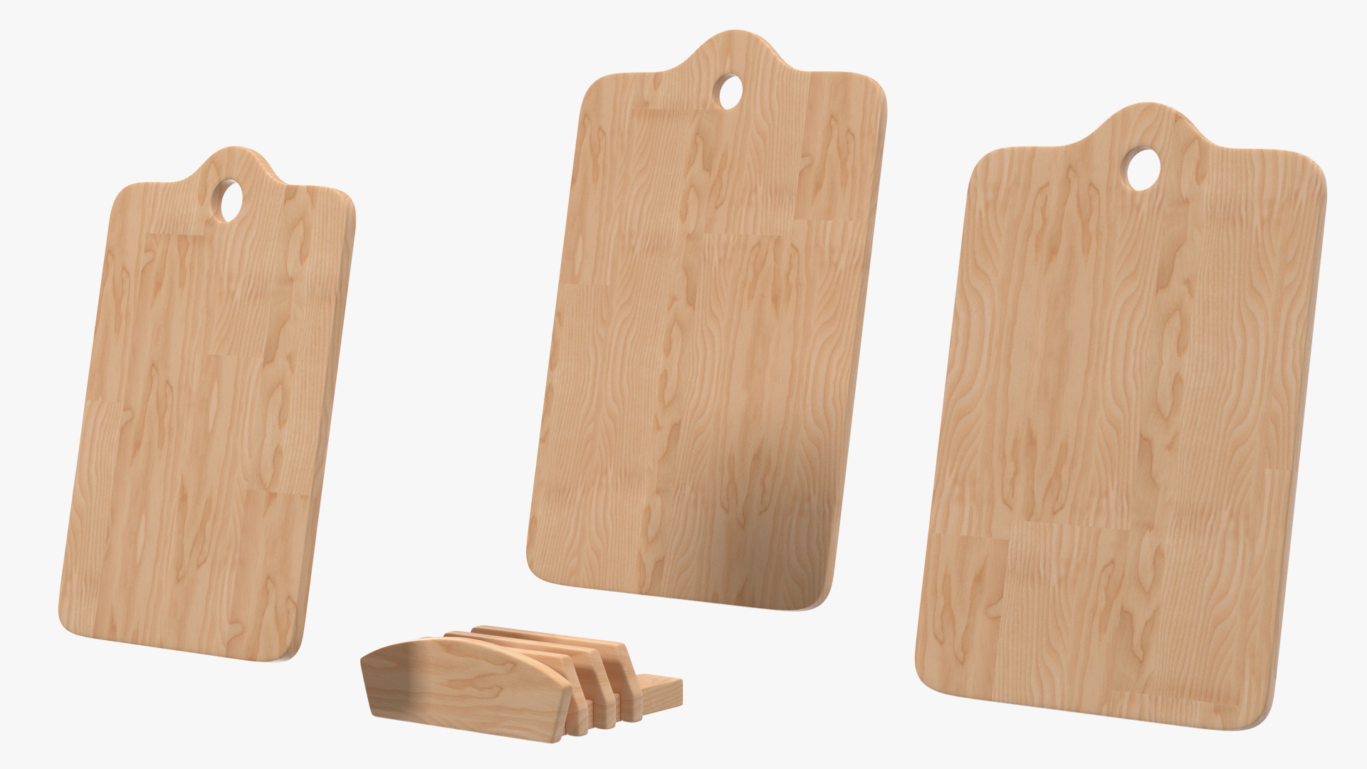 Chopping Boards Set 3D model