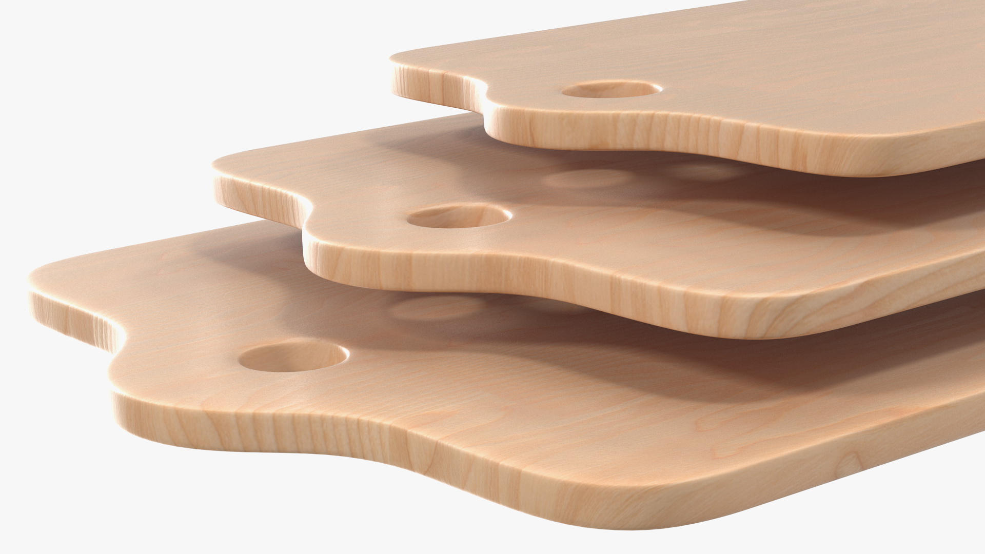 Chopping Boards Set 3D model