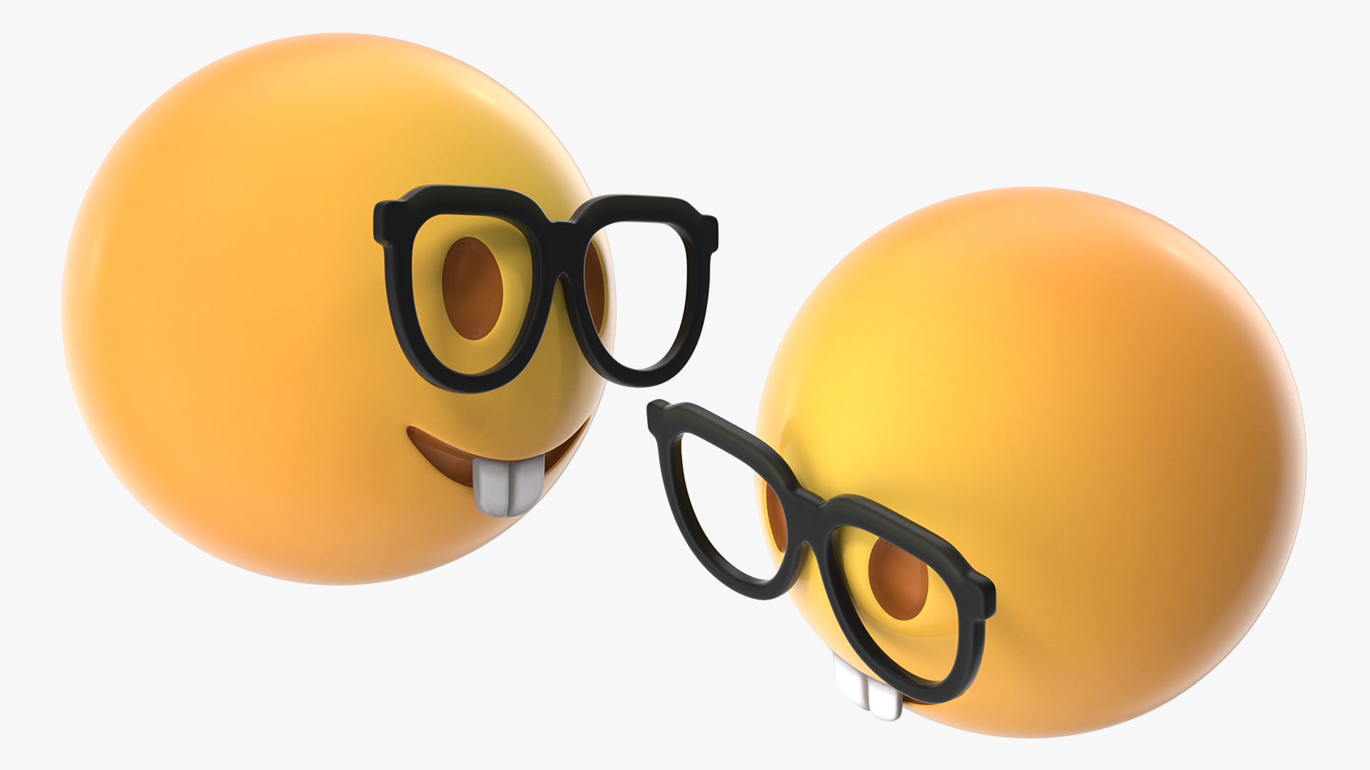 3D model Nerd Face Emoji