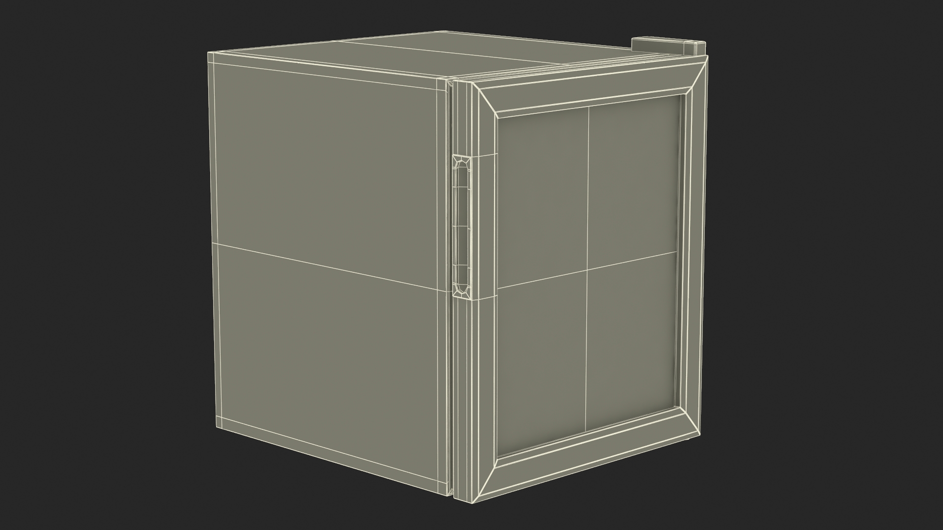 Beverage Cooler with Cans and Kegs 3D model