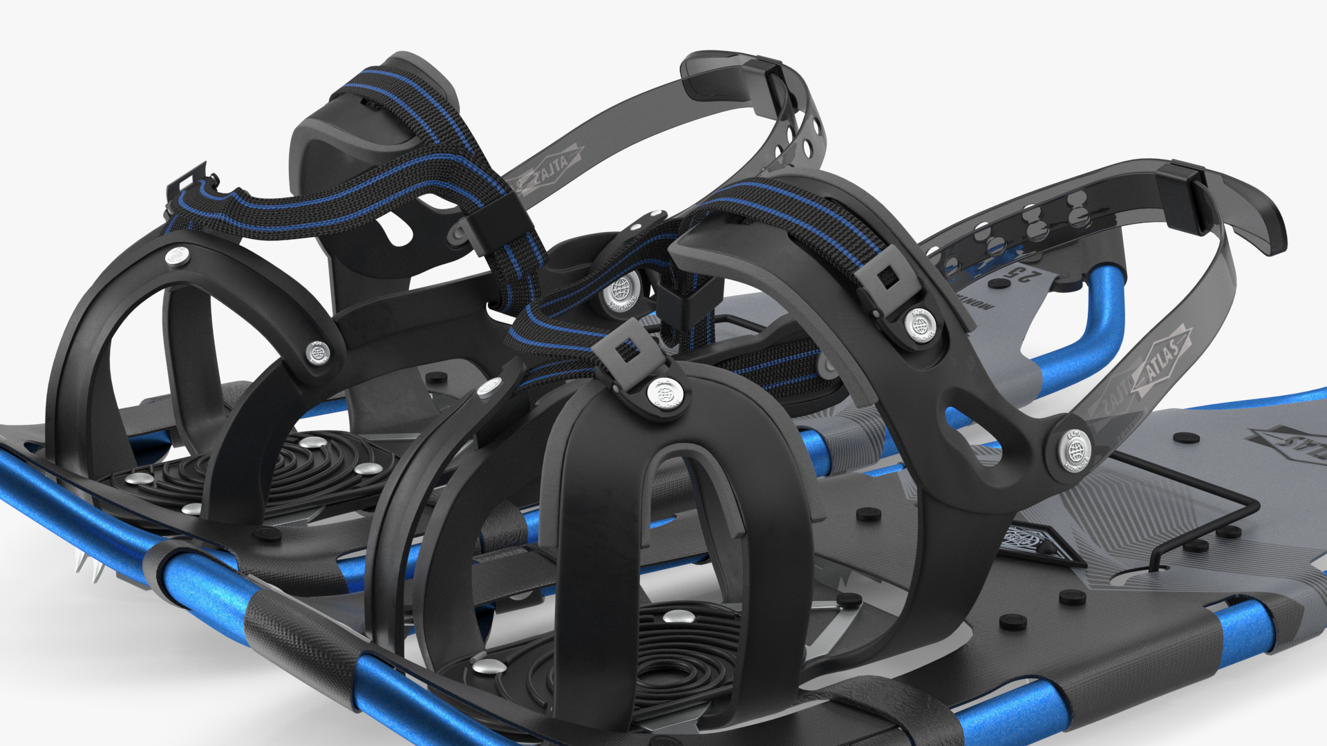 Mountain Snowshoes Atlas Blue 3D model