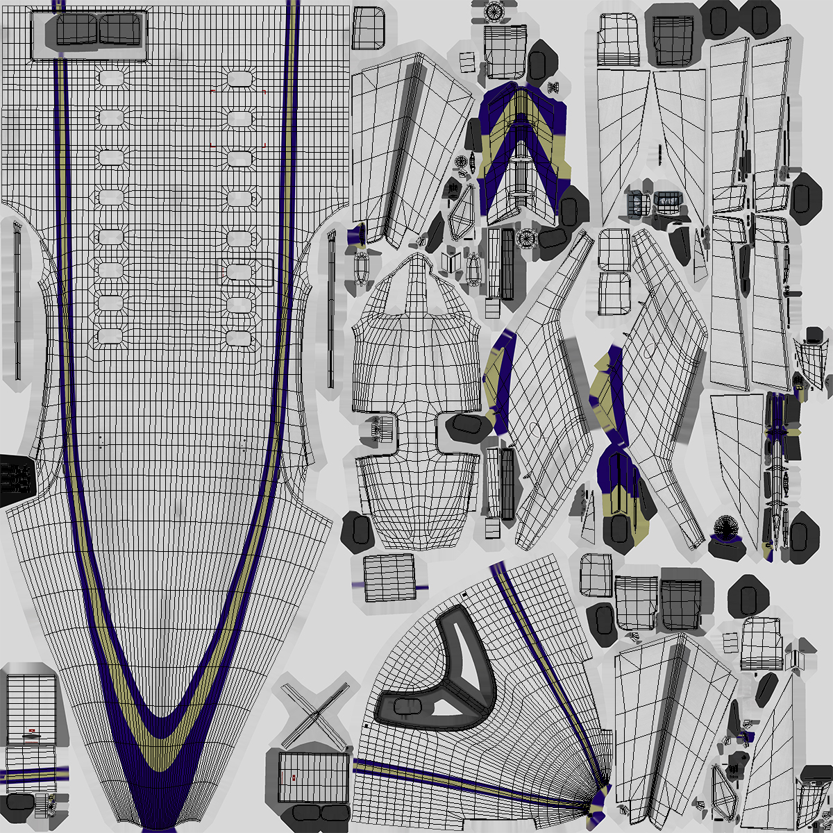 3D Business Jet Bombardier Learjet 45 Rigged