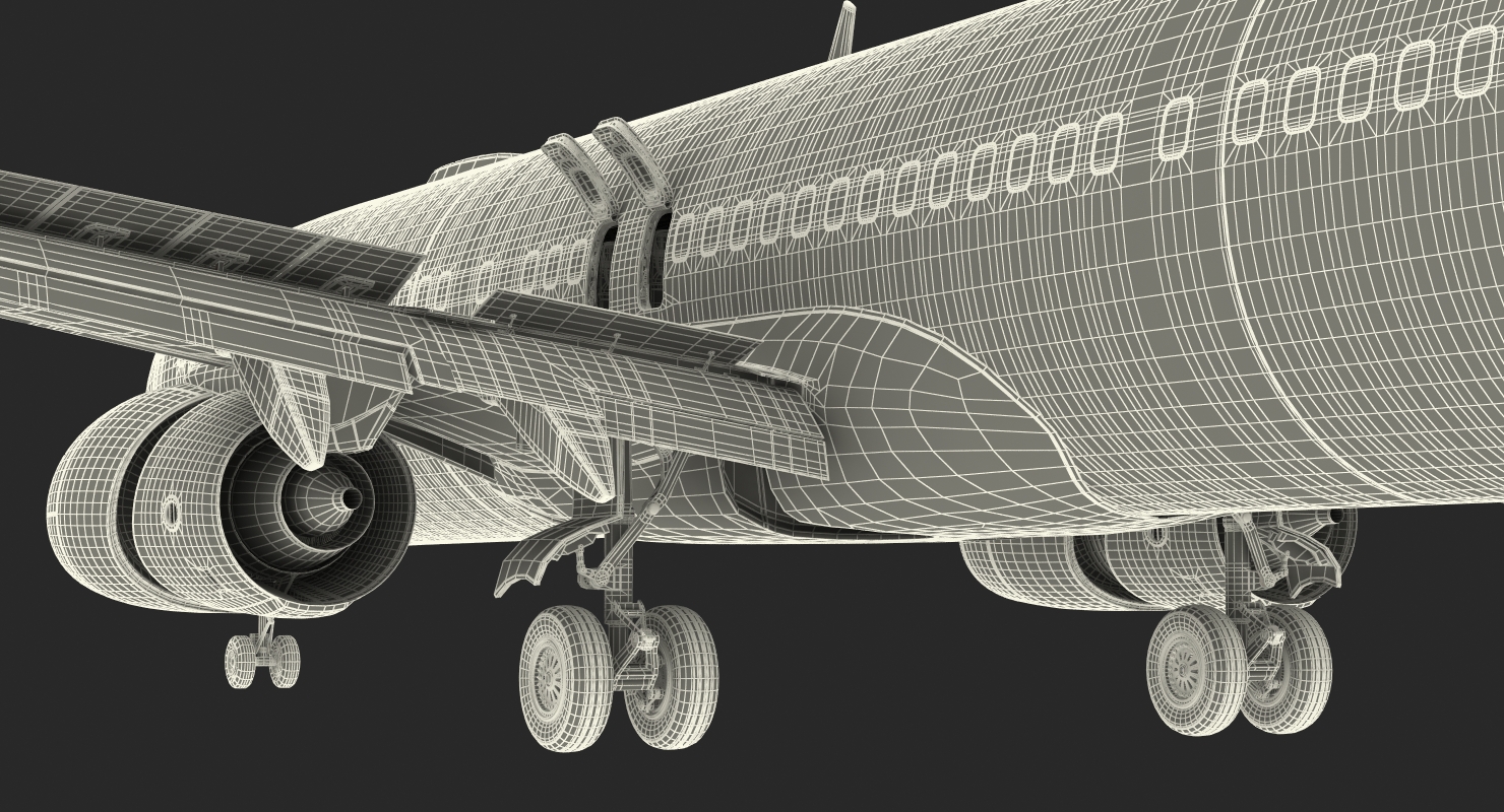 3D Boeing 737 900 with Interior and Cockpit Generic model