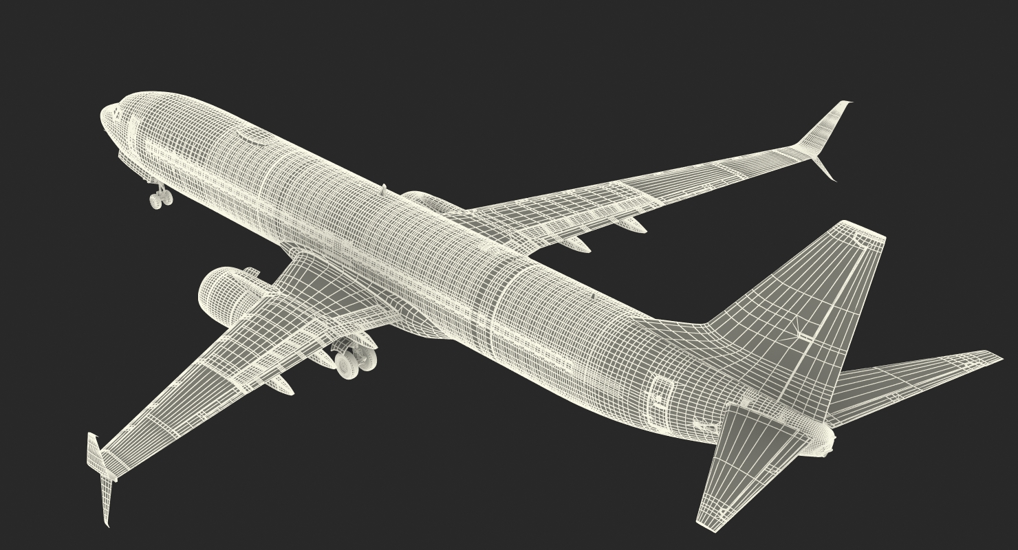 3D Boeing 737 900 with Interior and Cockpit Generic model