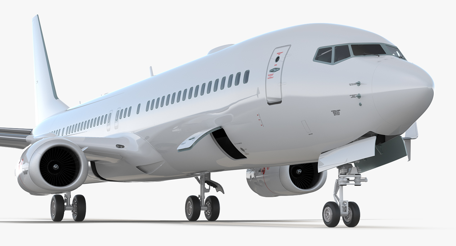 3D Boeing 737 900 with Interior and Cockpit Generic model