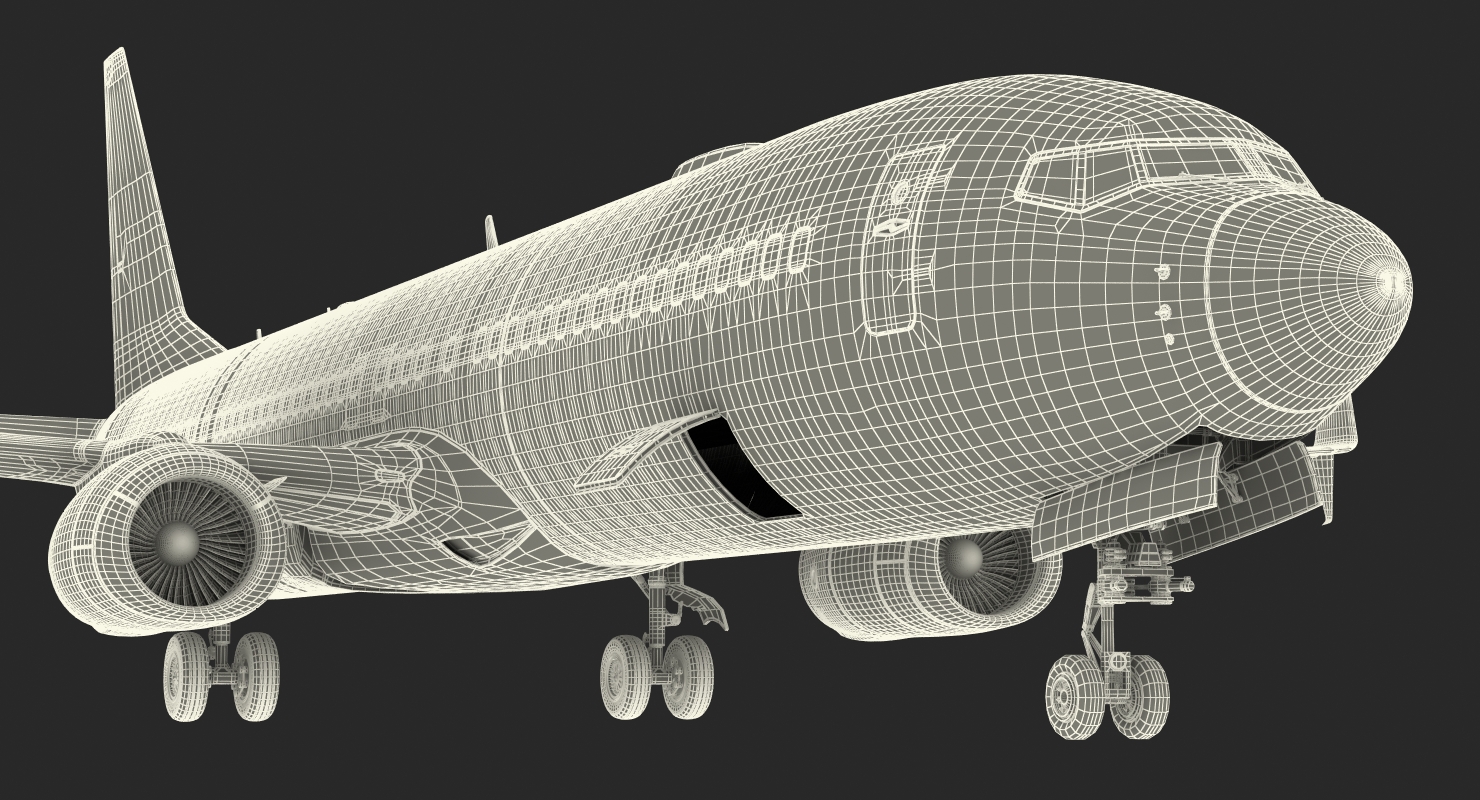 3D Boeing 737 900 with Interior and Cockpit Generic model