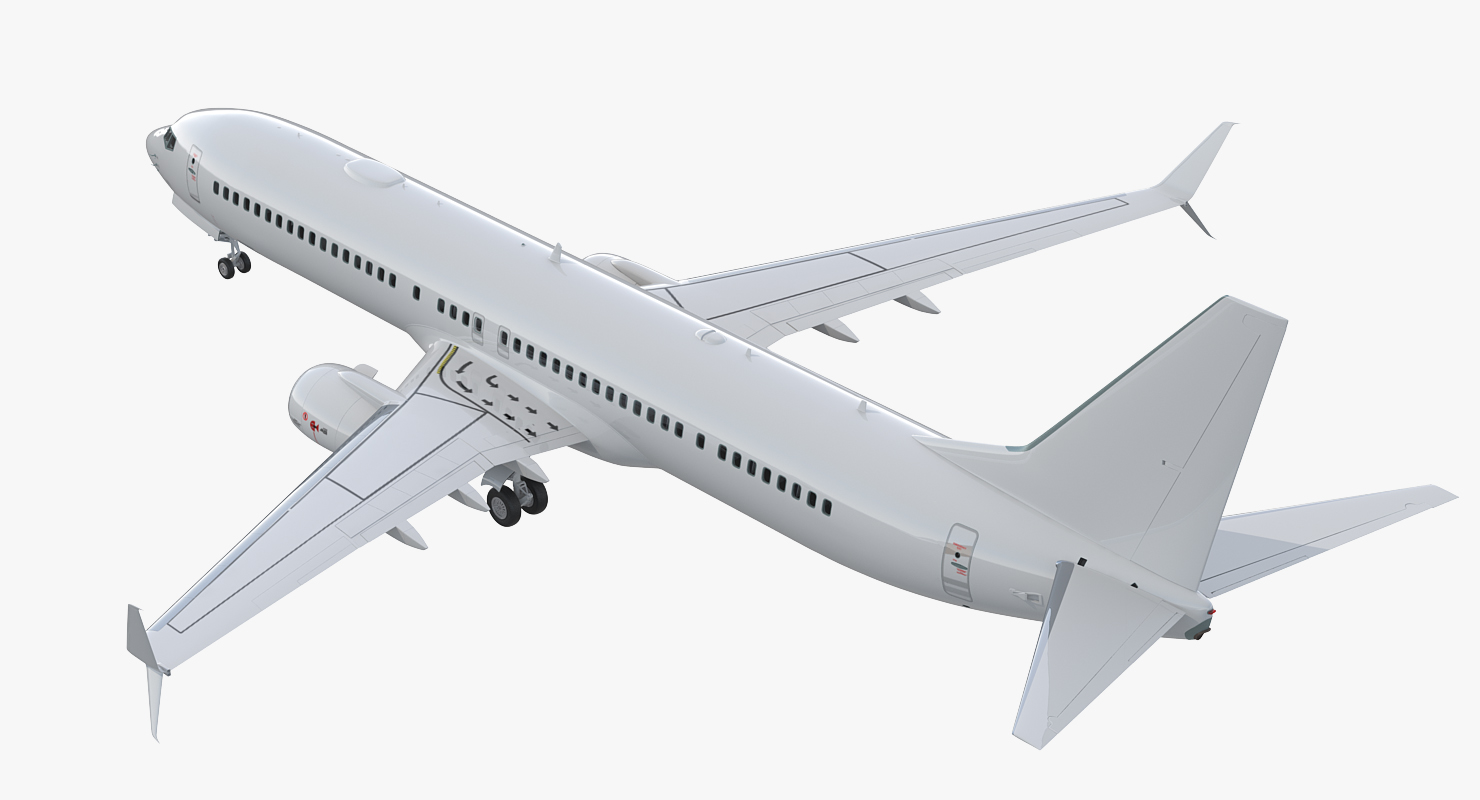 3D Boeing 737 900 with Interior and Cockpit Generic model