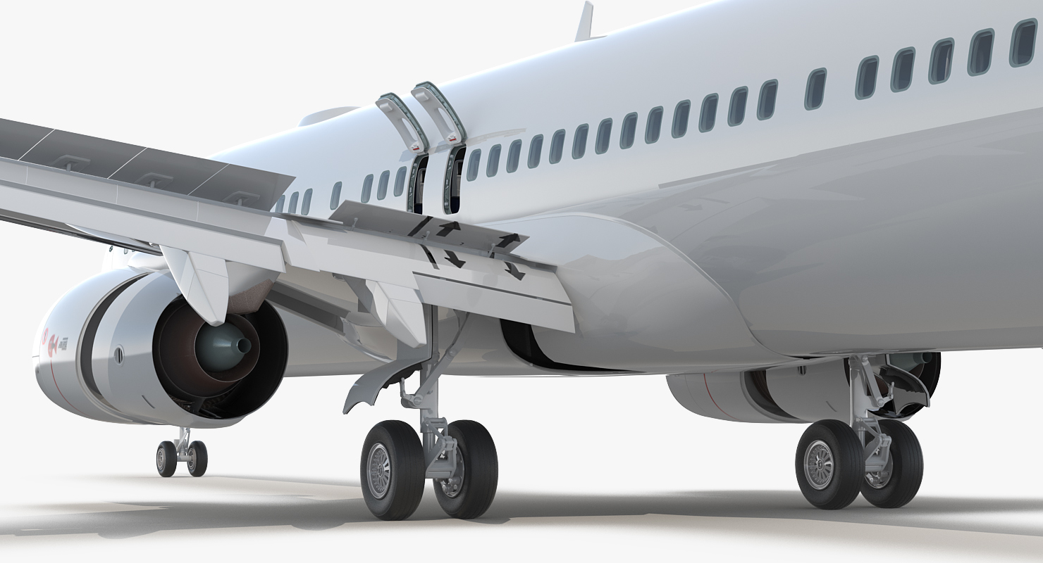 3D Boeing 737 900 with Interior and Cockpit Generic model