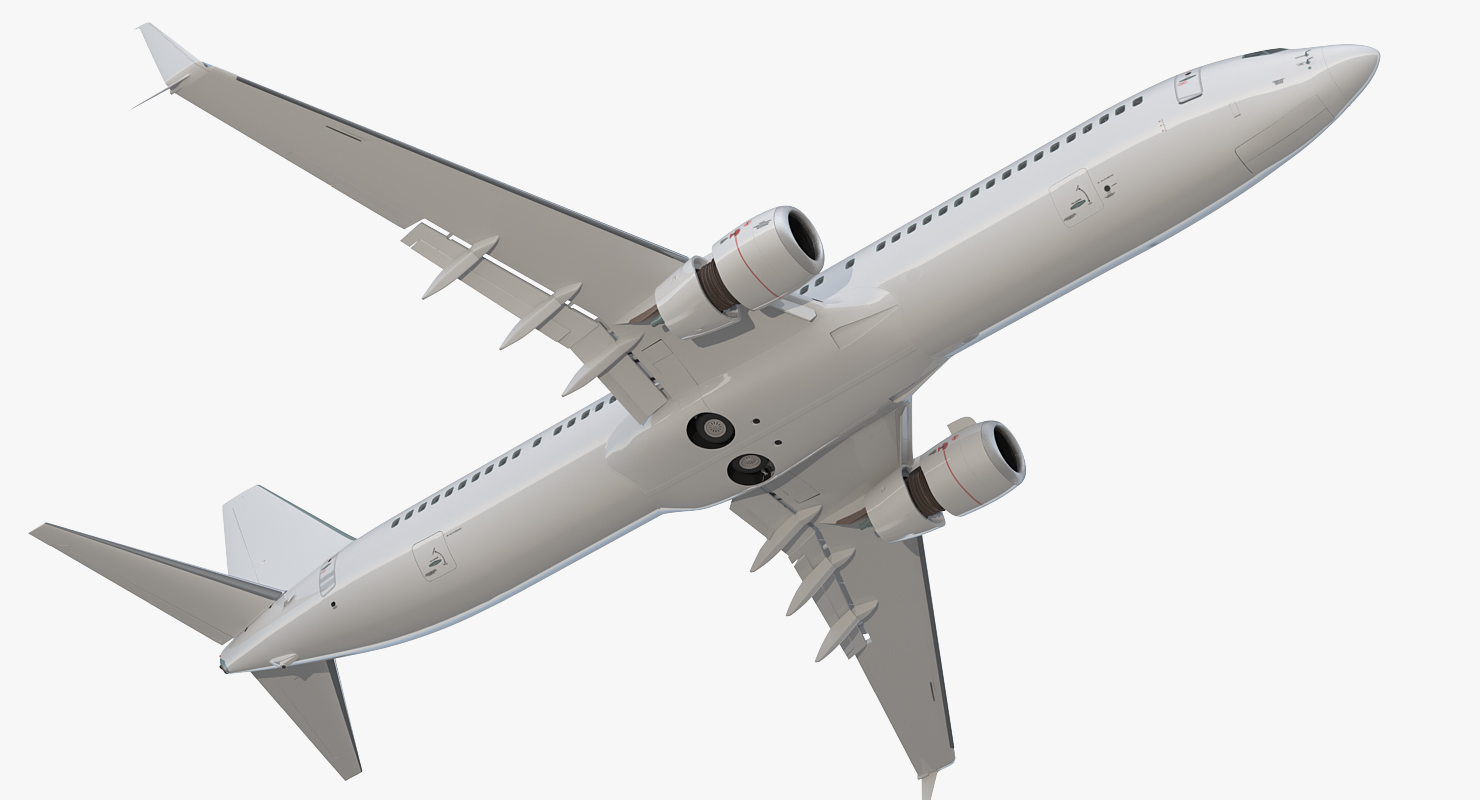 3D Boeing 737 900 with Interior and Cockpit Generic model