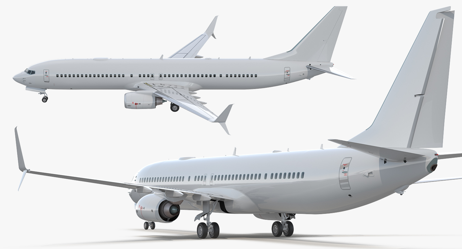 3D Boeing 737 900 with Interior and Cockpit Generic model