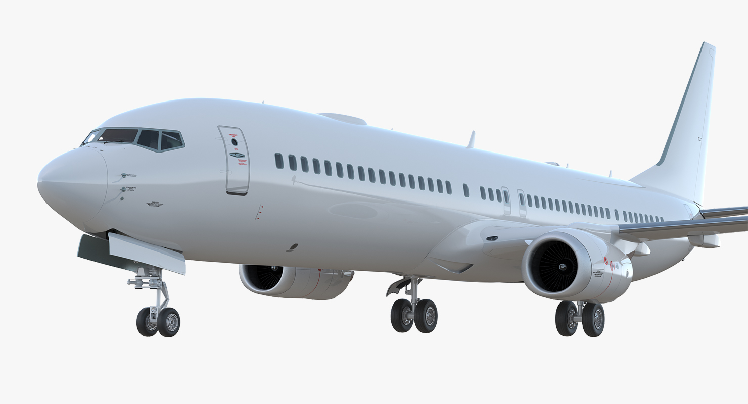 3D Boeing 737 900 with Interior and Cockpit Generic model