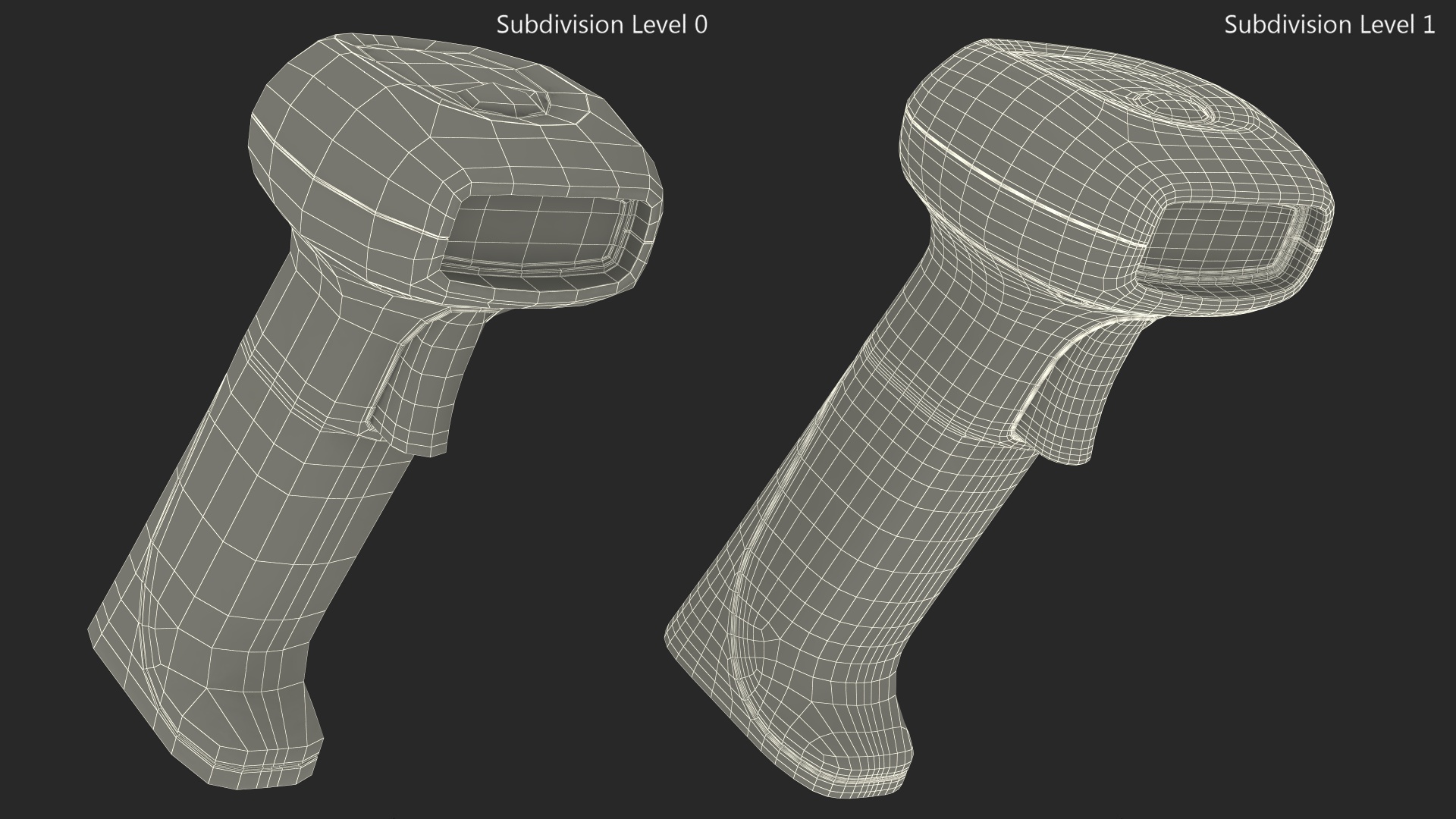 2D Scanning Barcode Scanner 3D