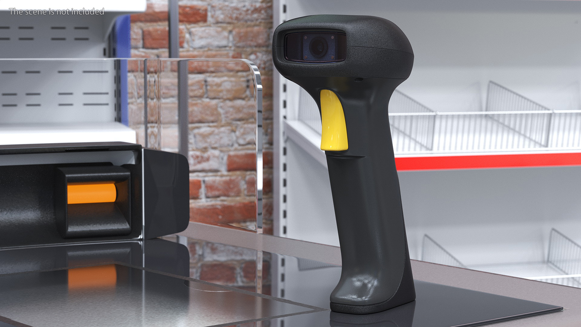 2D Scanning Barcode Scanner 3D