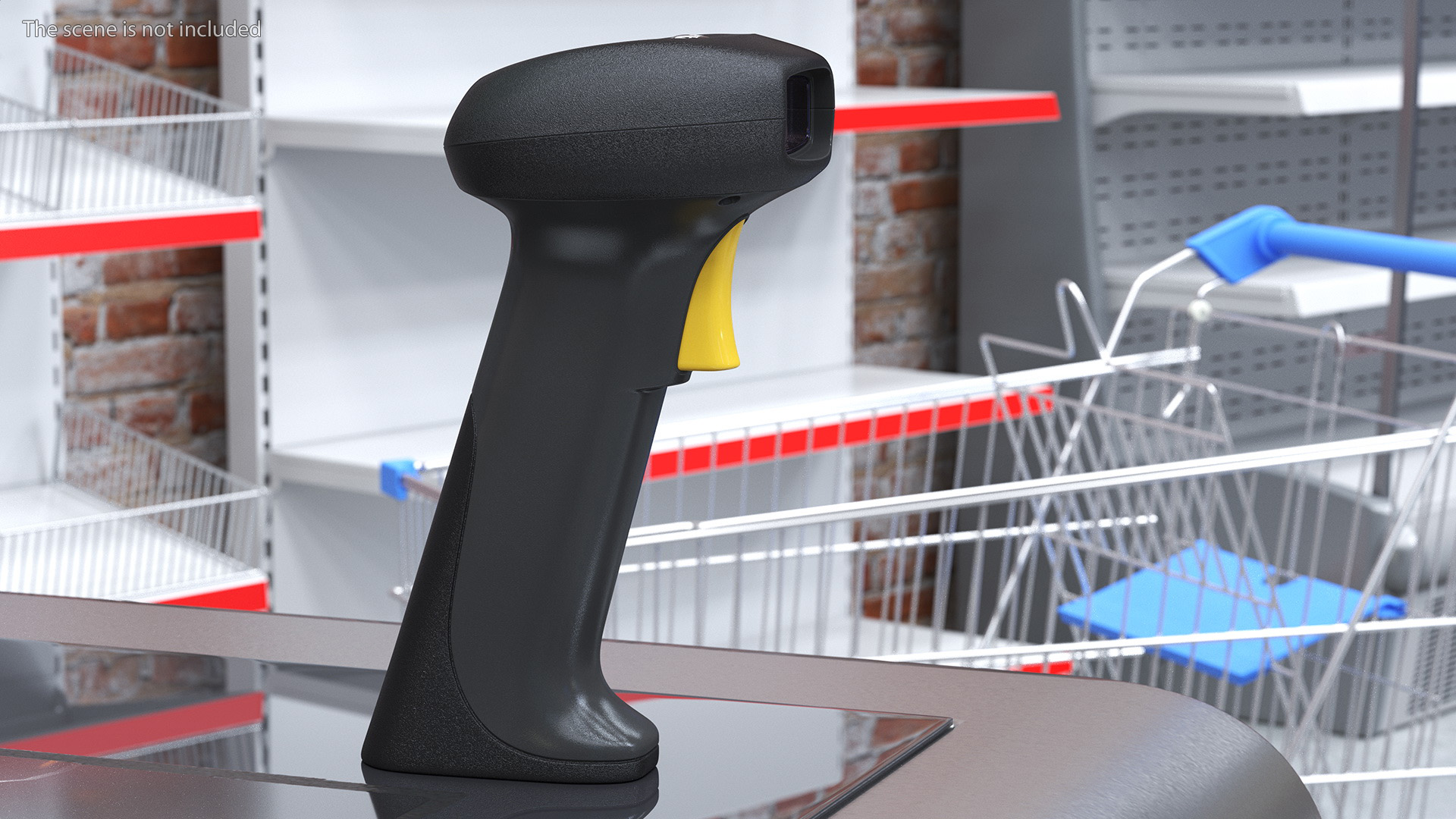 2D Scanning Barcode Scanner 3D