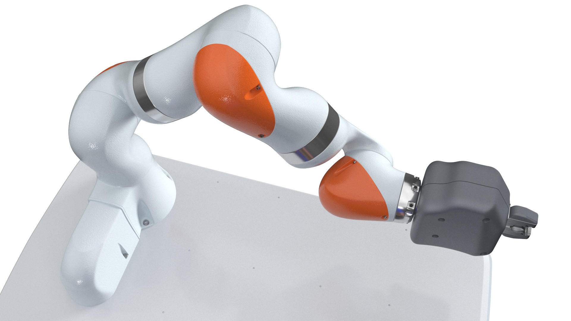 3D Engineer Repairing Robot KUKA KMR Iiwa model