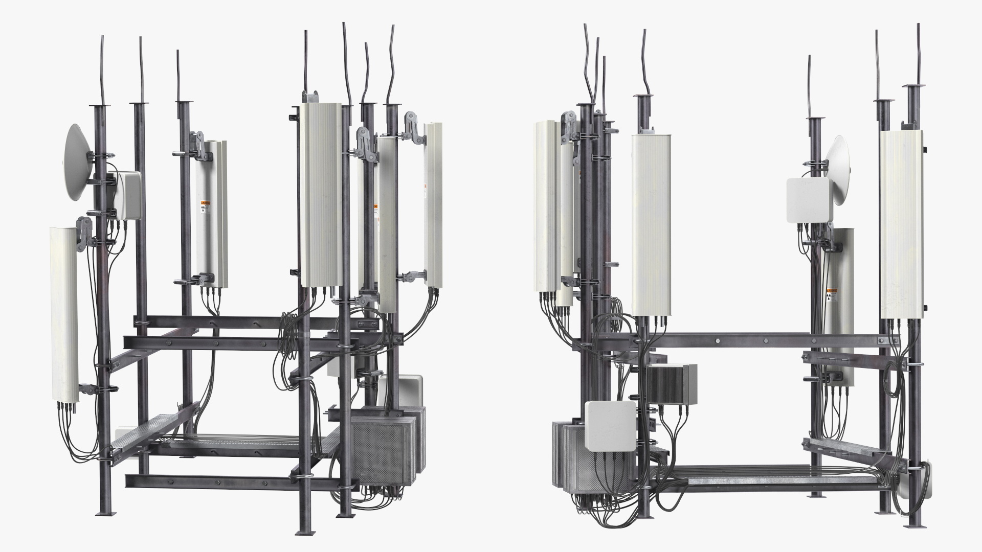 3D Industrial Cell Tower Equipment