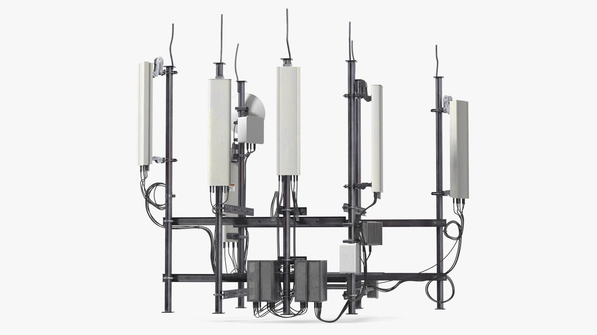 3D Industrial Cell Tower Equipment