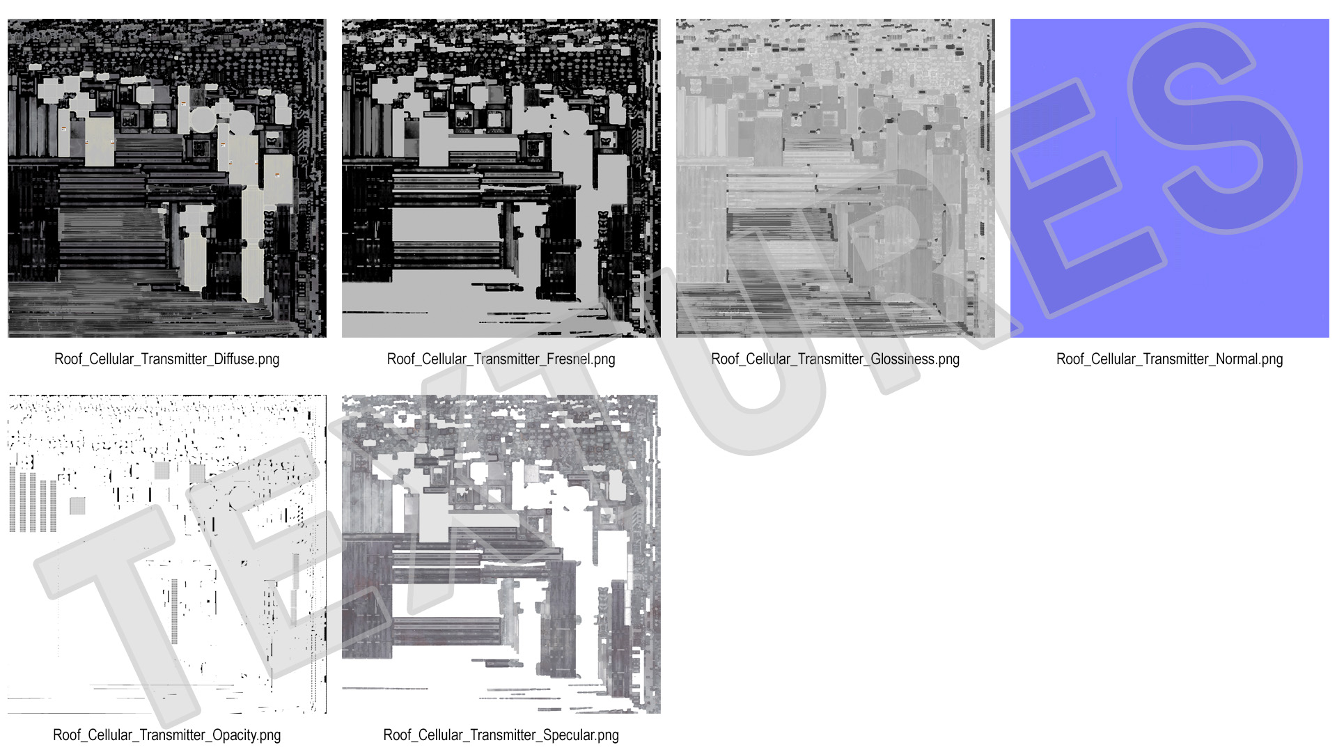 3D Industrial Cell Tower Equipment