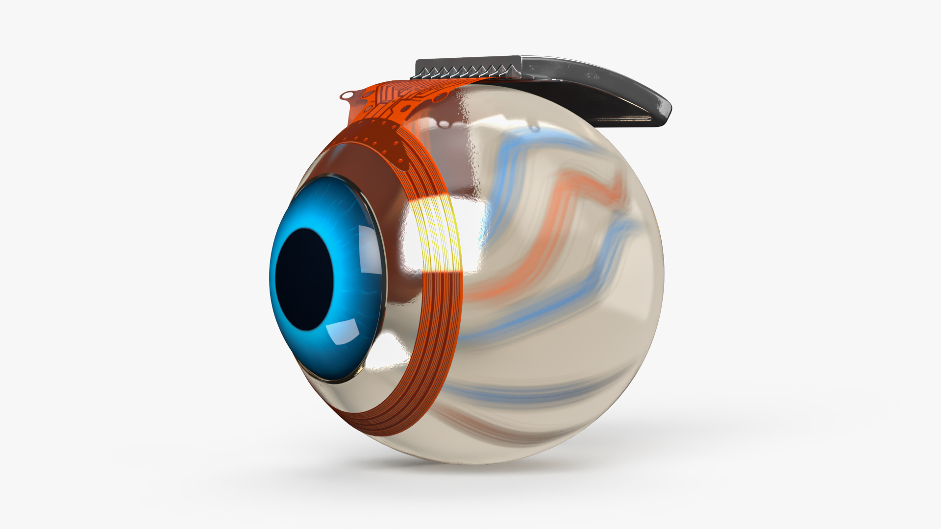 3D Bionic Eye Implant model