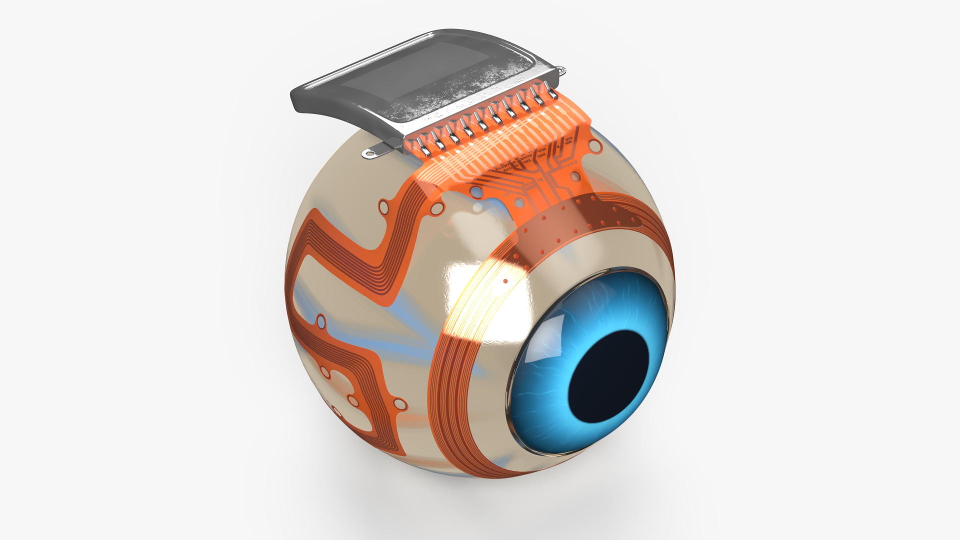 3D Bionic Eye Implant model