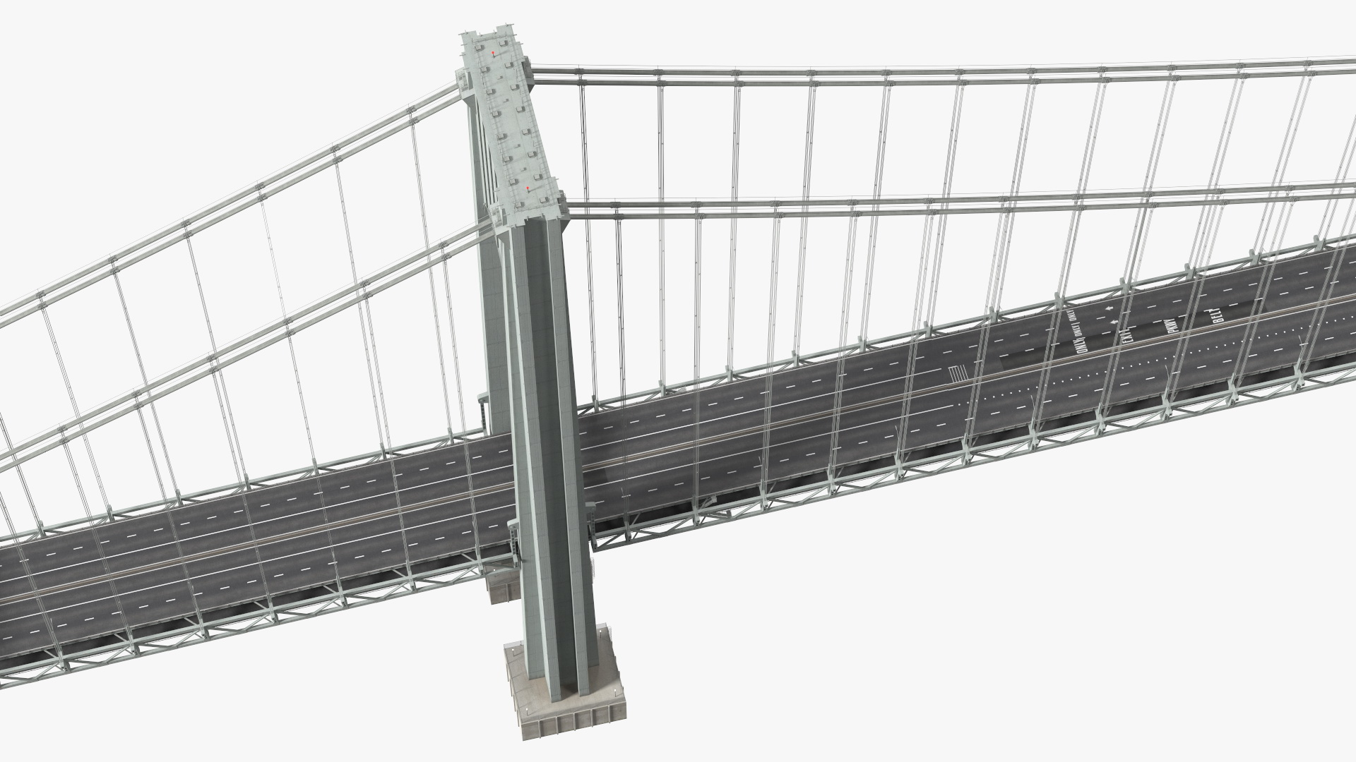 3D model Verrazzano Narrows Bridge