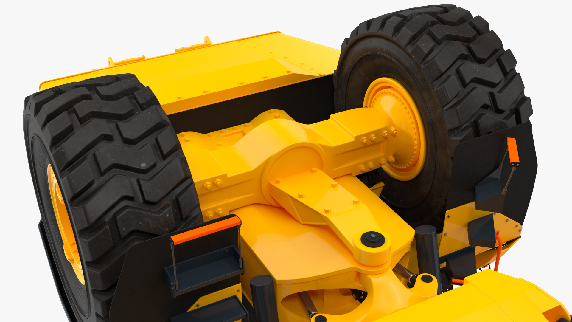 3D Volvo A60H Truck Rigged model