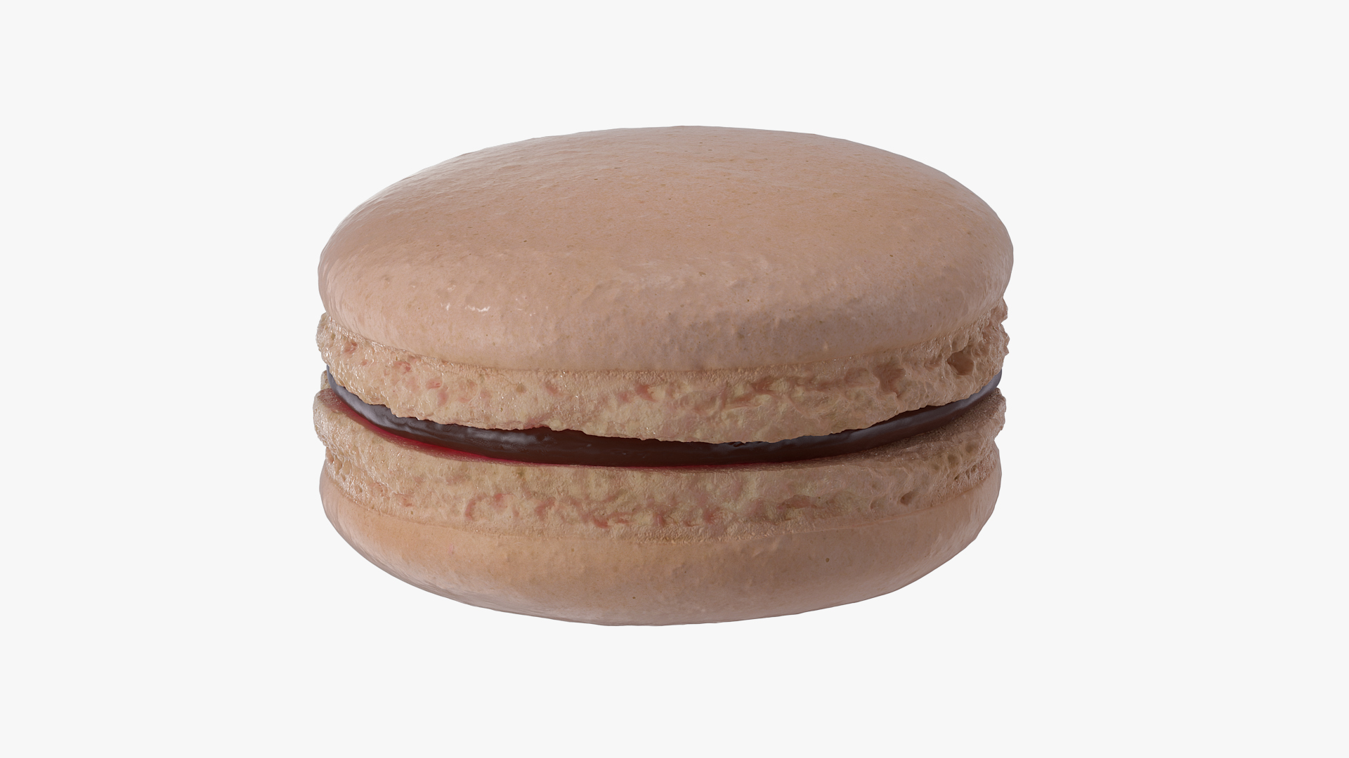 Chocolate Macaron 3D