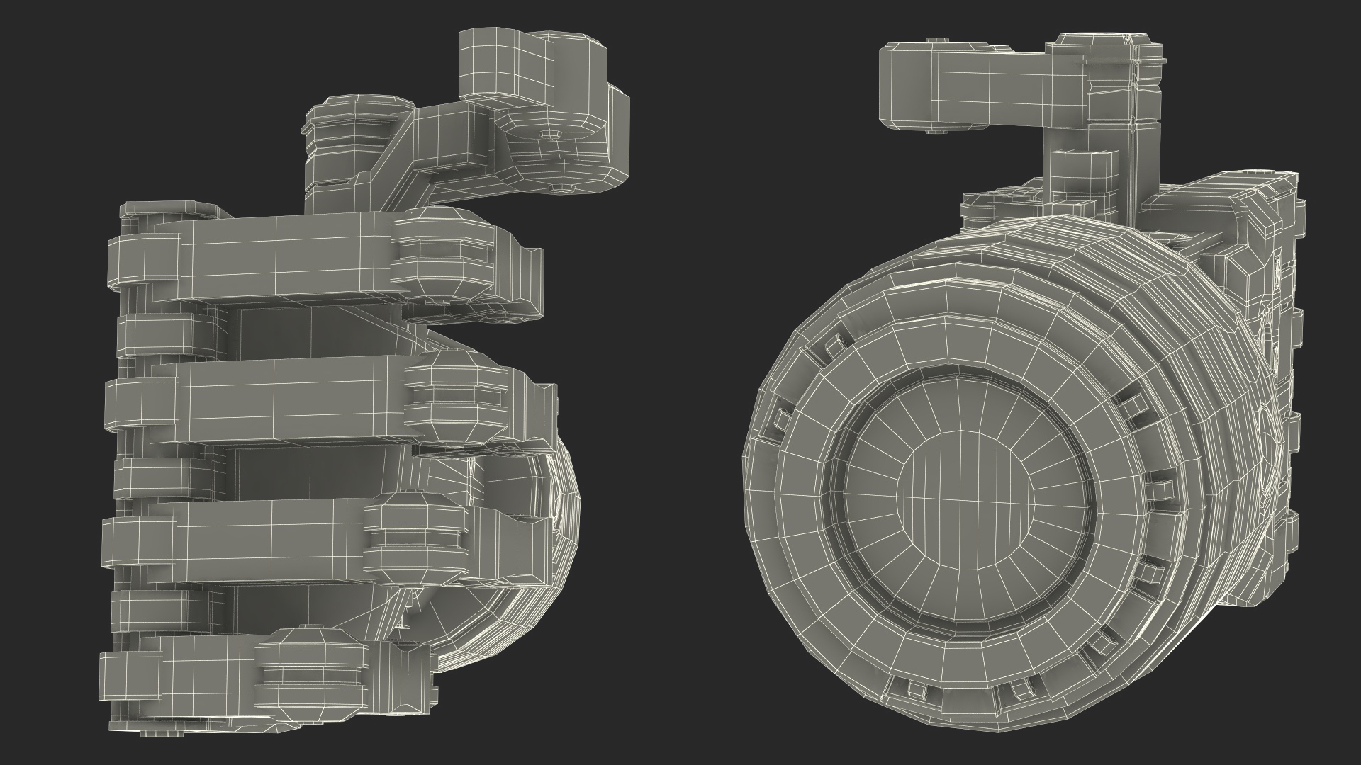 Arm Mechanical Into Fist 3D model