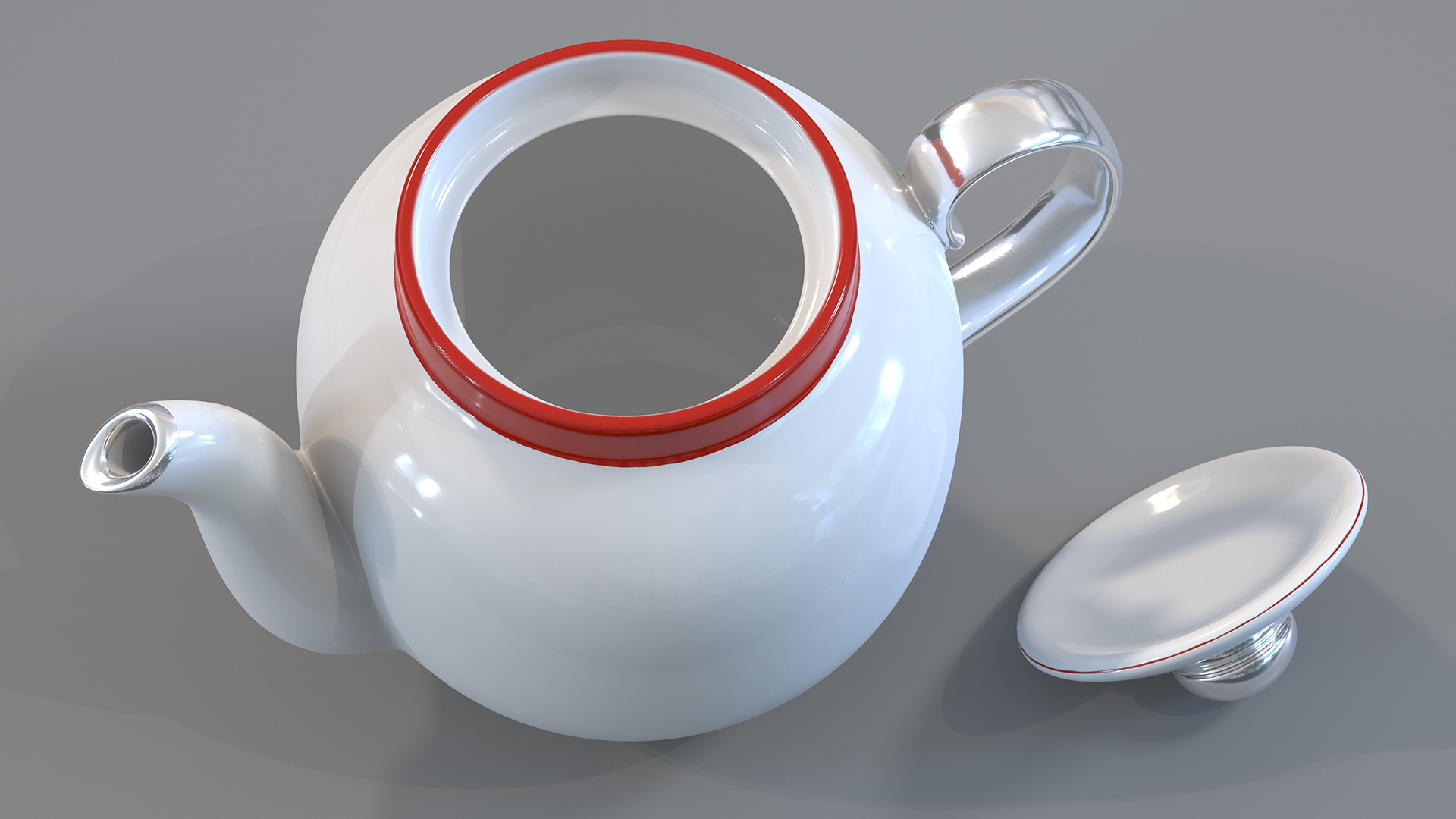 3D Vintage Soviet Teapot