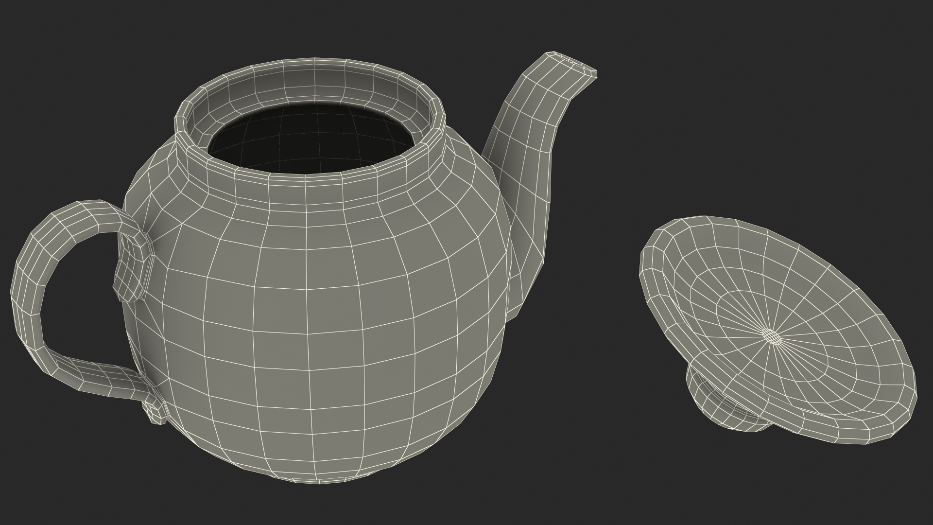 3D Vintage Soviet Teapot