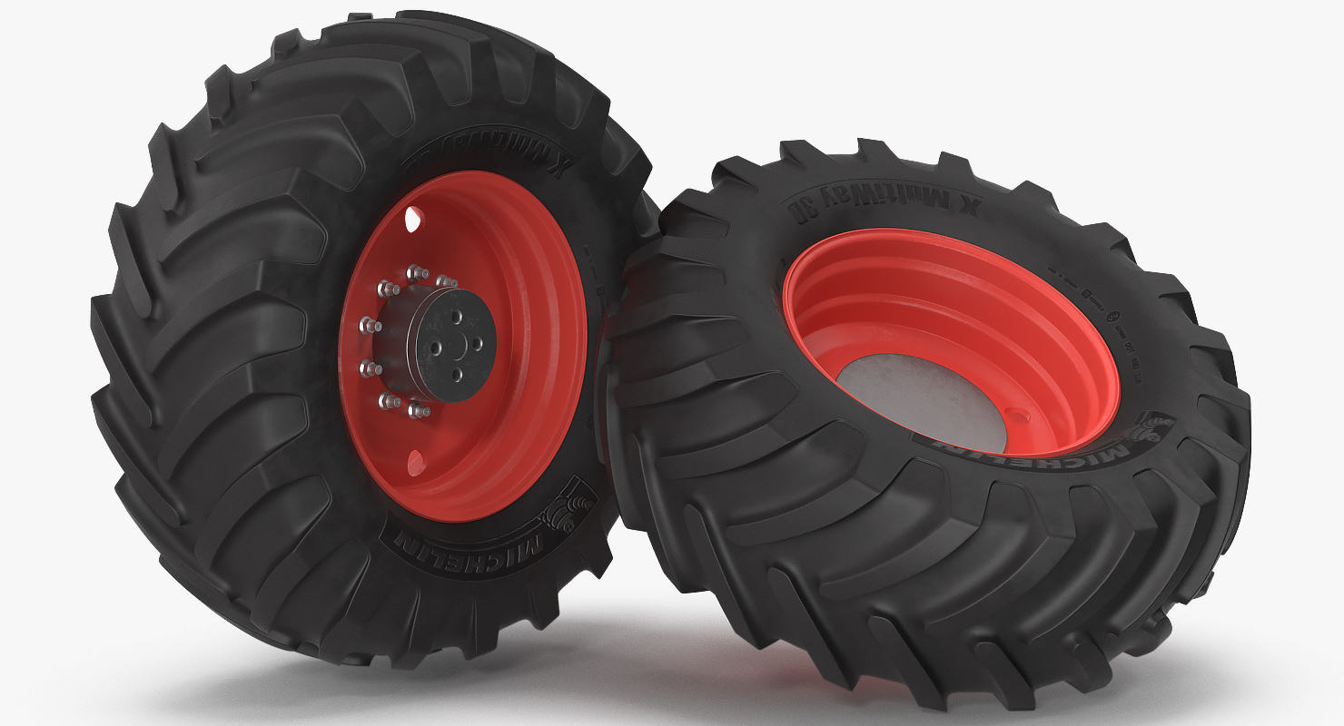 Michelin Tractor Wheel 3D