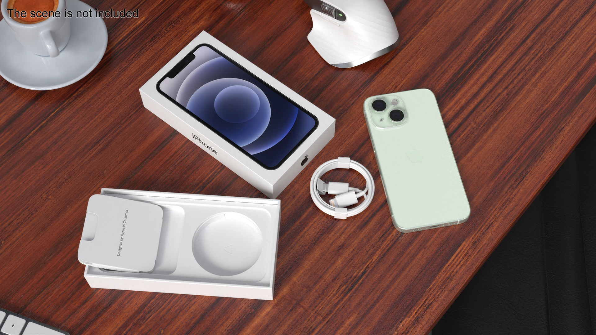 IPhone 15 Green Unpacked 3D model