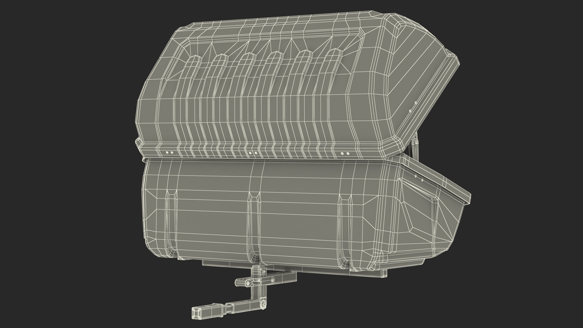 Thule Transporter Combi Cargo Carrier Rigged 3D model