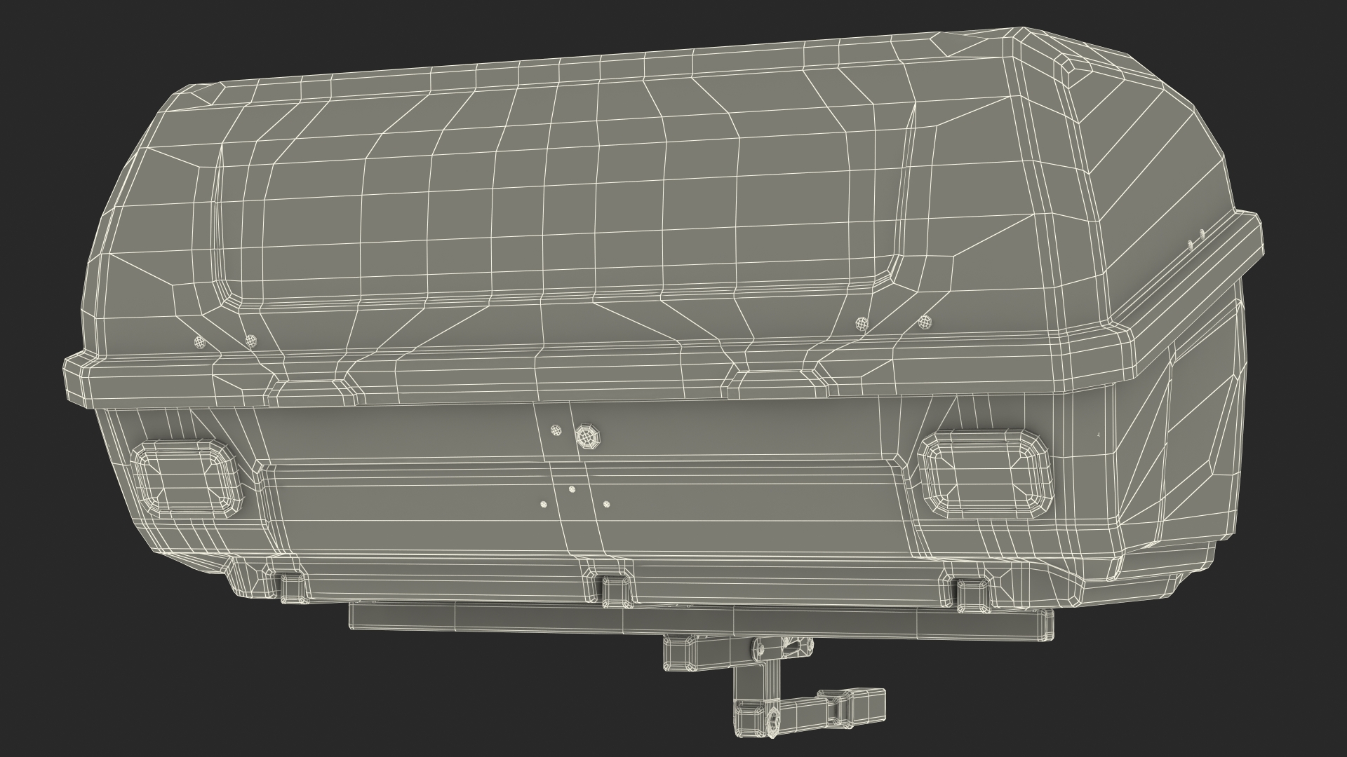 Thule Transporter Combi Cargo Carrier Rigged 3D model